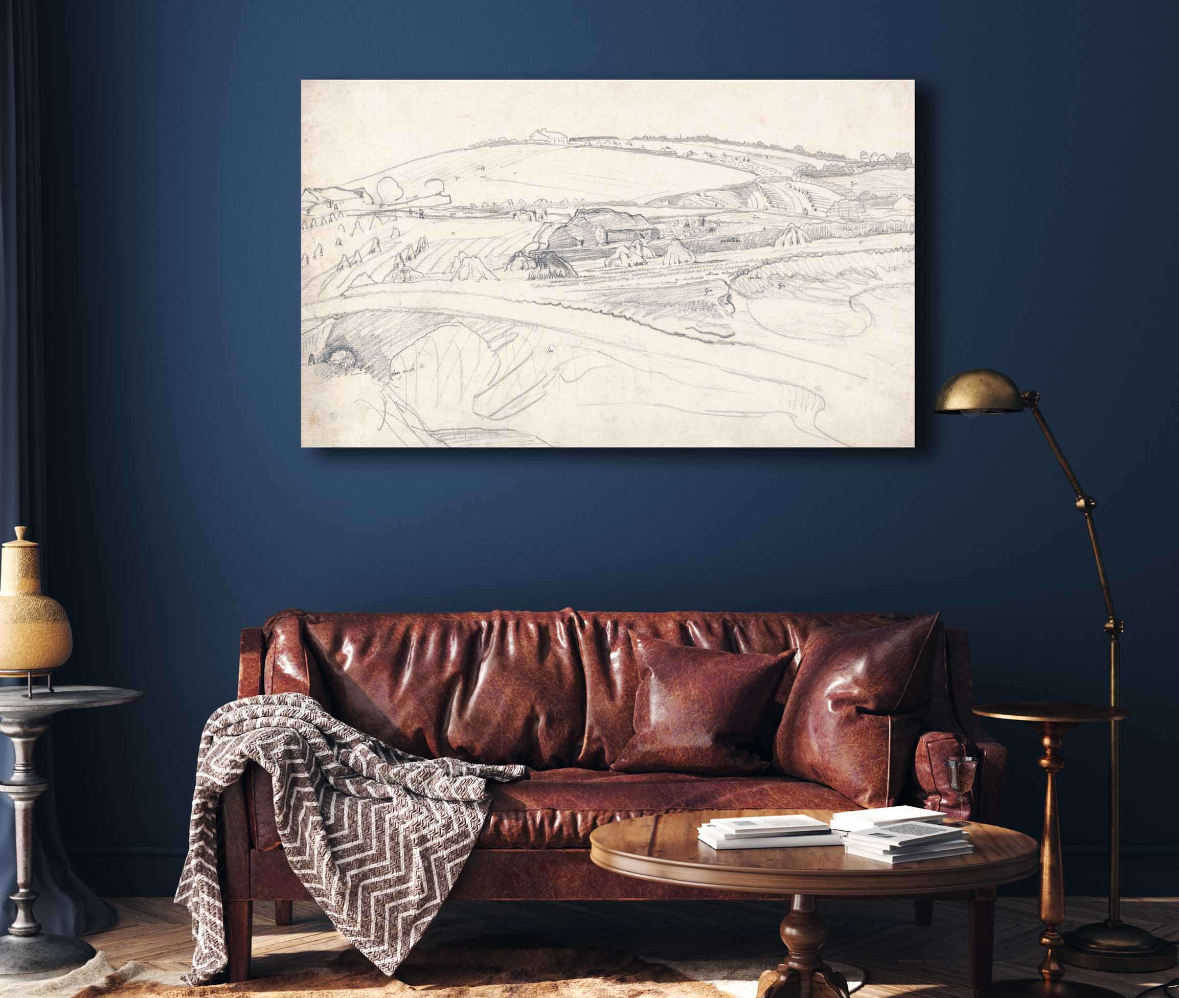 Landscape With A Farm And Cornstalks by James Ward - Image 4