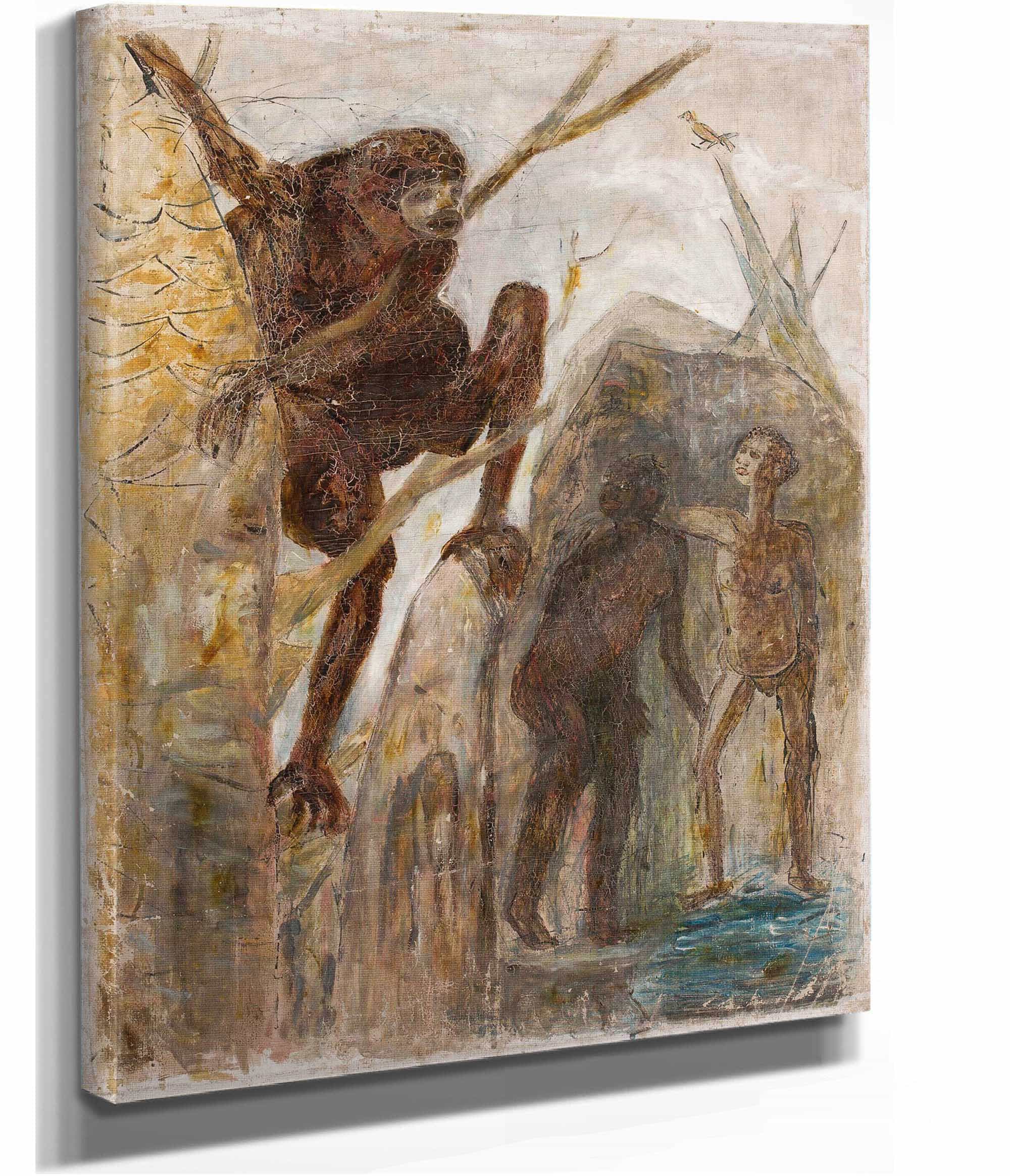 Landscape With A Monkey by Tadeusz Makowski - Image 2