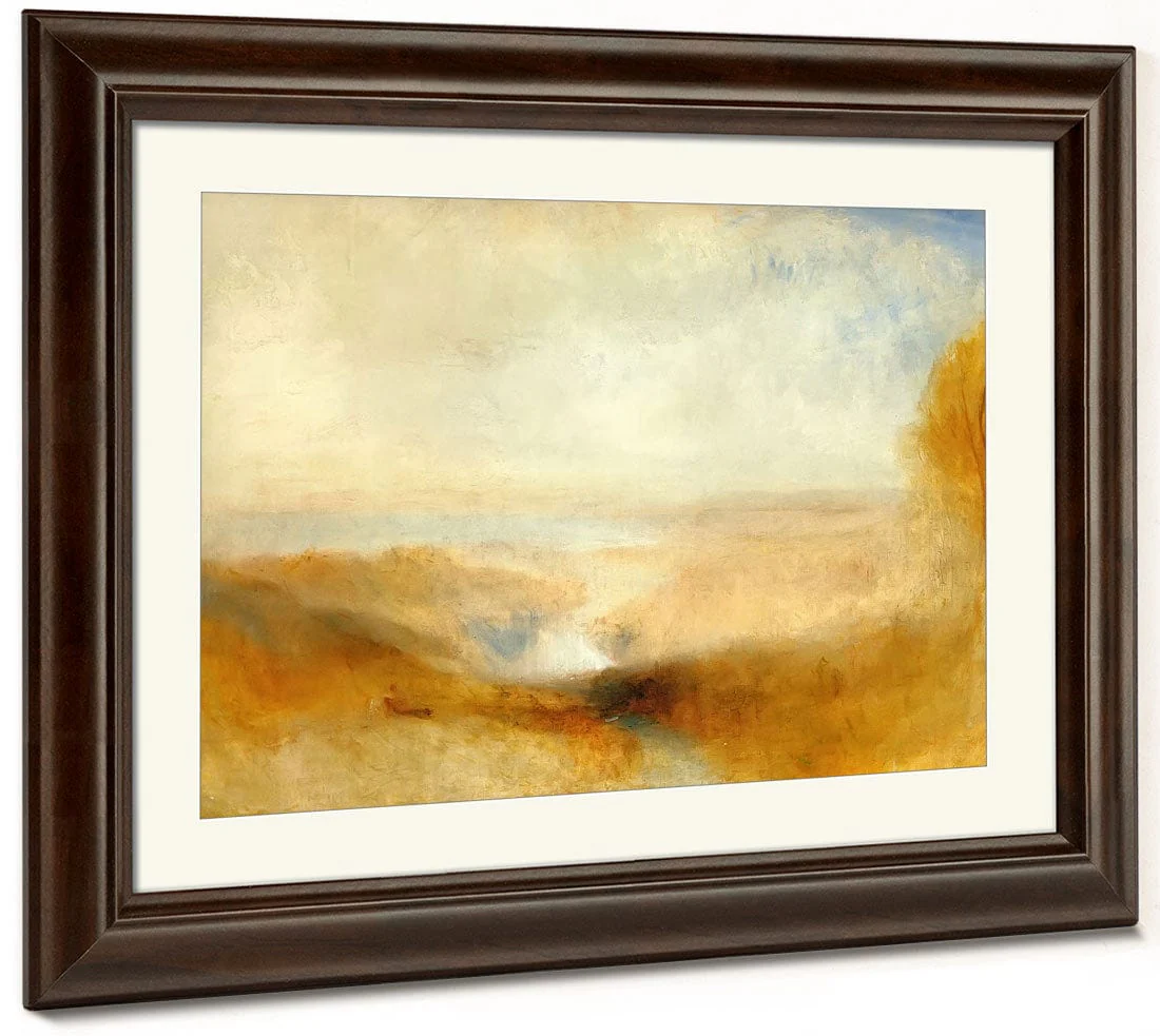 Landscape With A River And A Bay In The Distance By Jwm Turner - Image 5