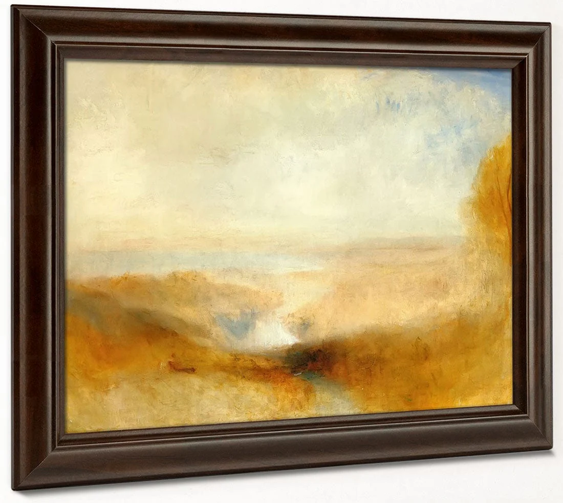 Landscape With A River And A Bay In The Distance By Jwm Turner - Image 6