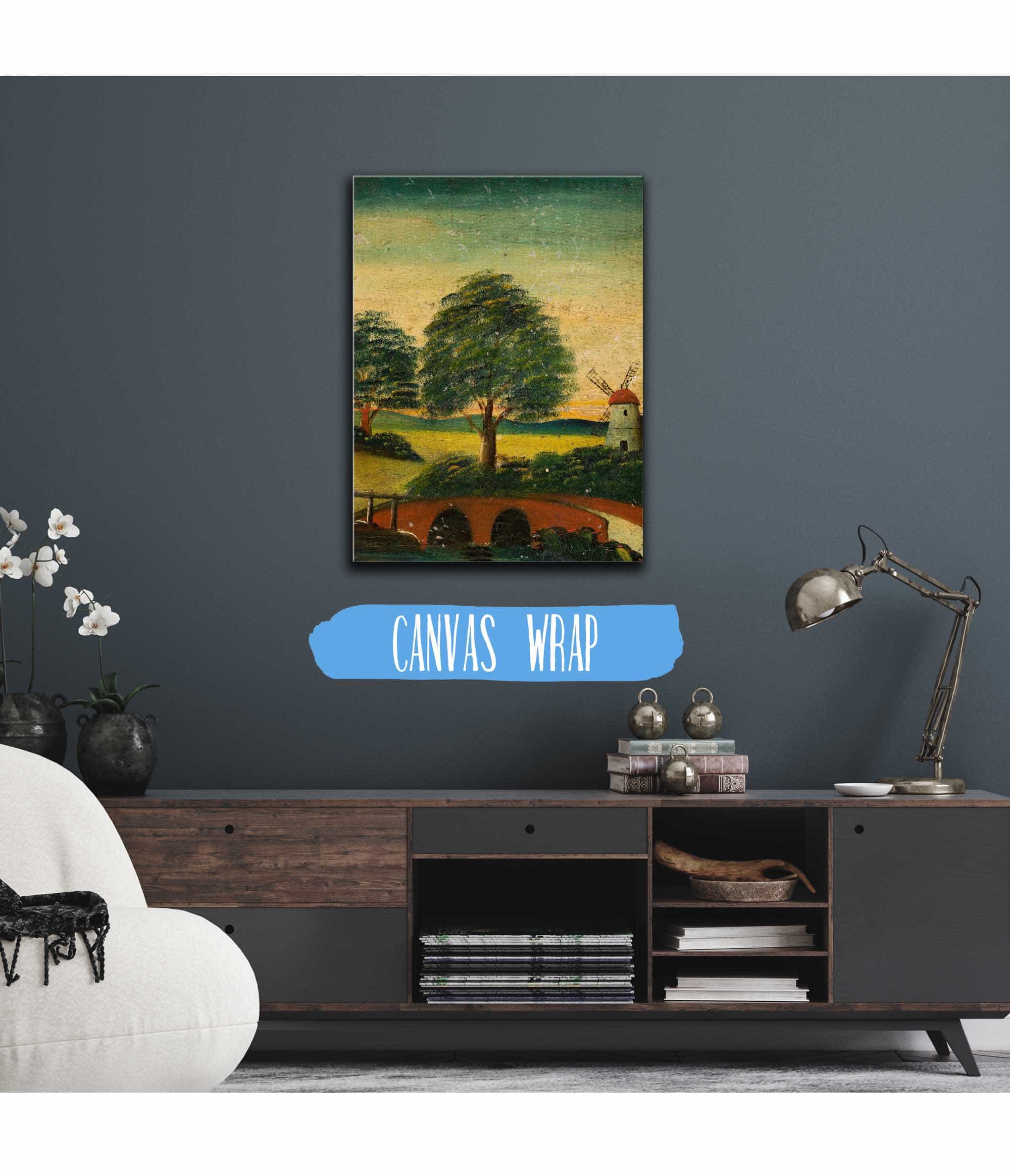 Landscape With A Windmill And A Bridge by Tadeusz Makowski - Image 3