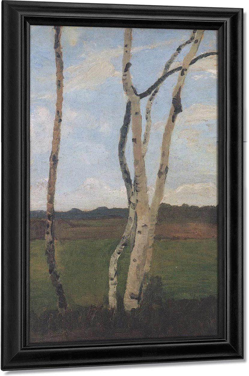 Landscape With Birches 2 By Paula Modersohn Becker