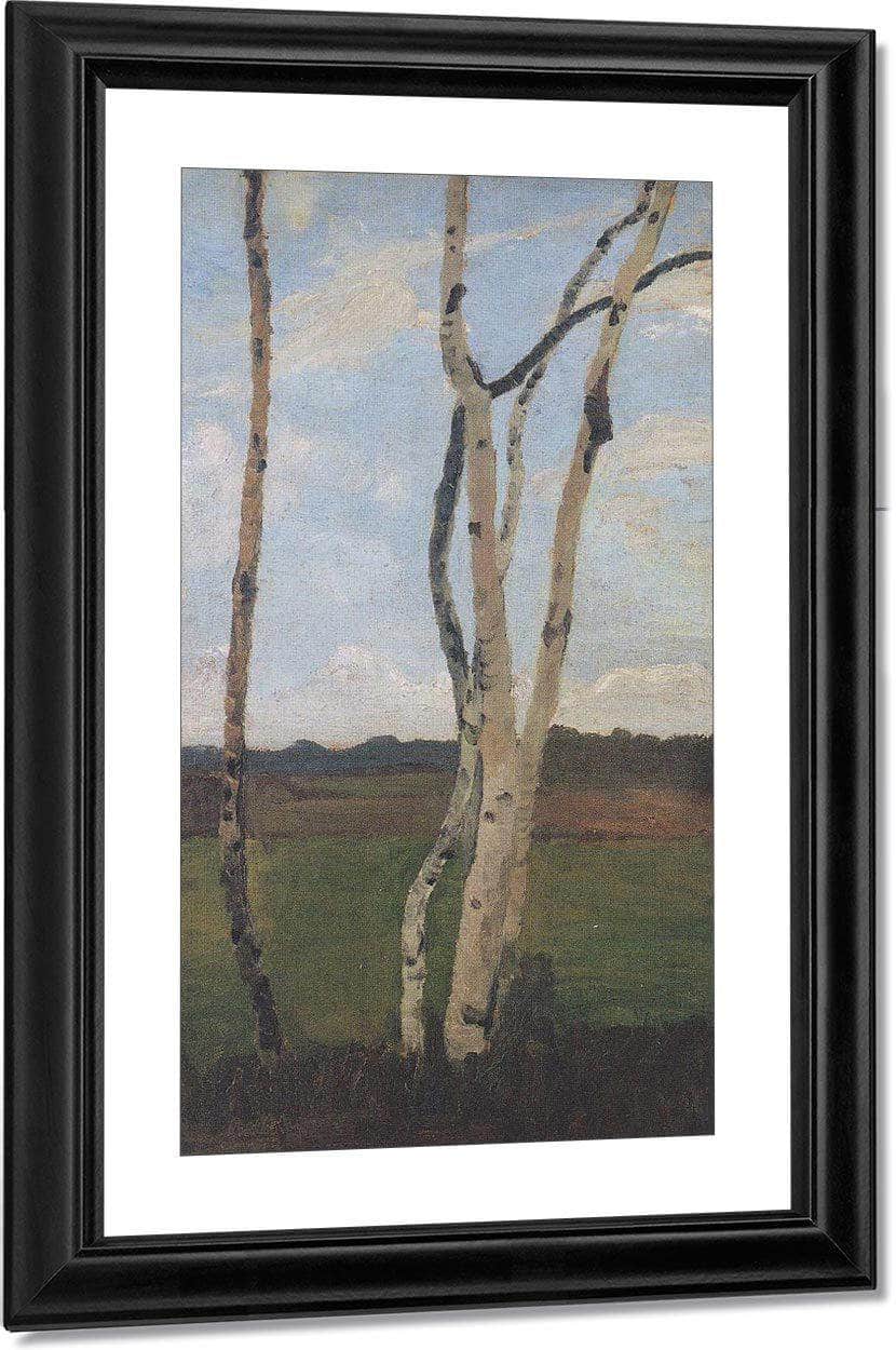 Landscape With Birches 2 By Paula Modersohn Becker - Image 5