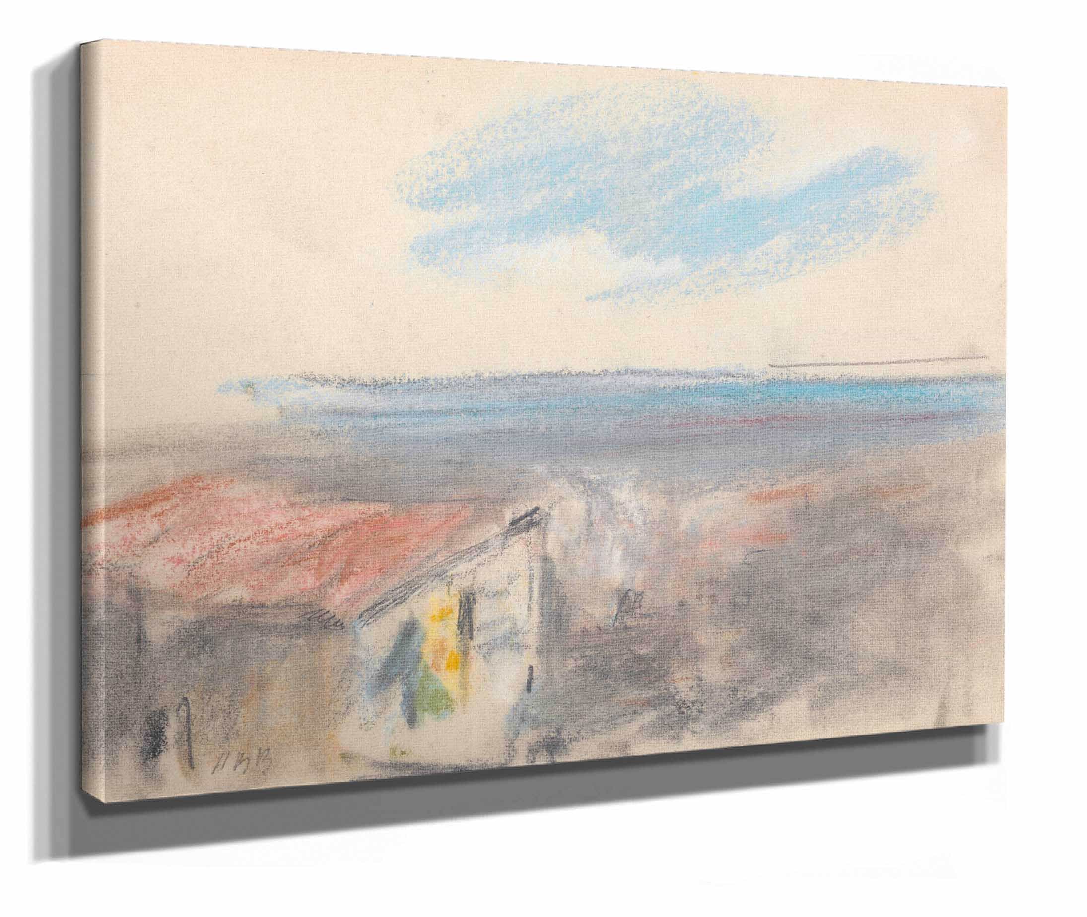 Landscape With Blue Cloud by Hercules Brabazon Brabazon - Image 2