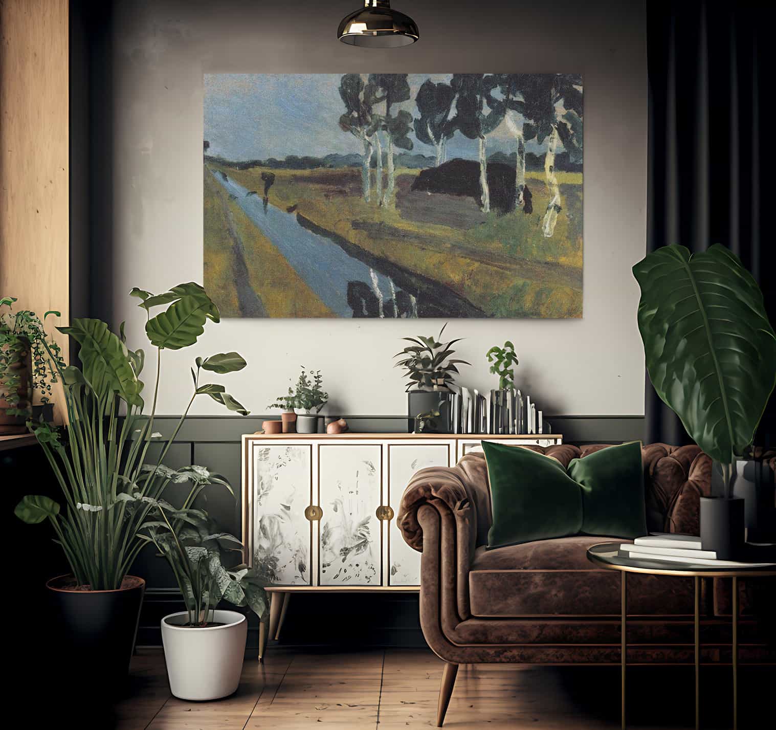 Landscape With Bog Canal By Paula Modersohn Becker - Image 2