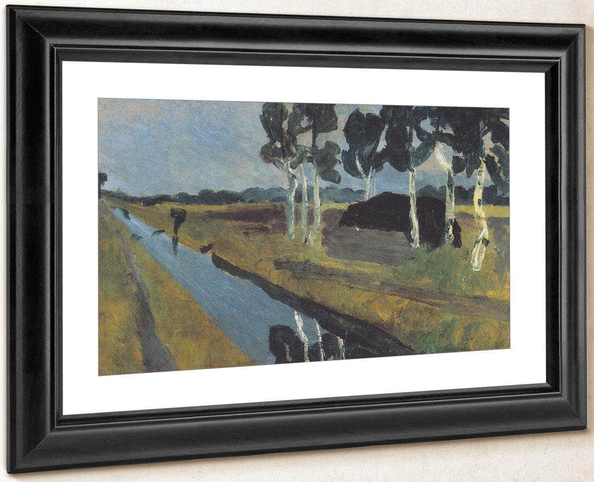 Landscape With Bog Canal By Paula Modersohn Becker - Image 4