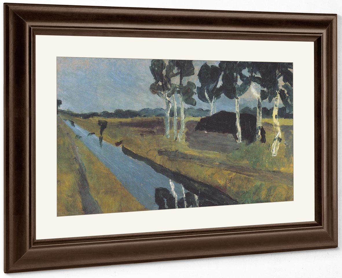 Landscape With Bog Canal By Paula Modersohn Becker - Image 5