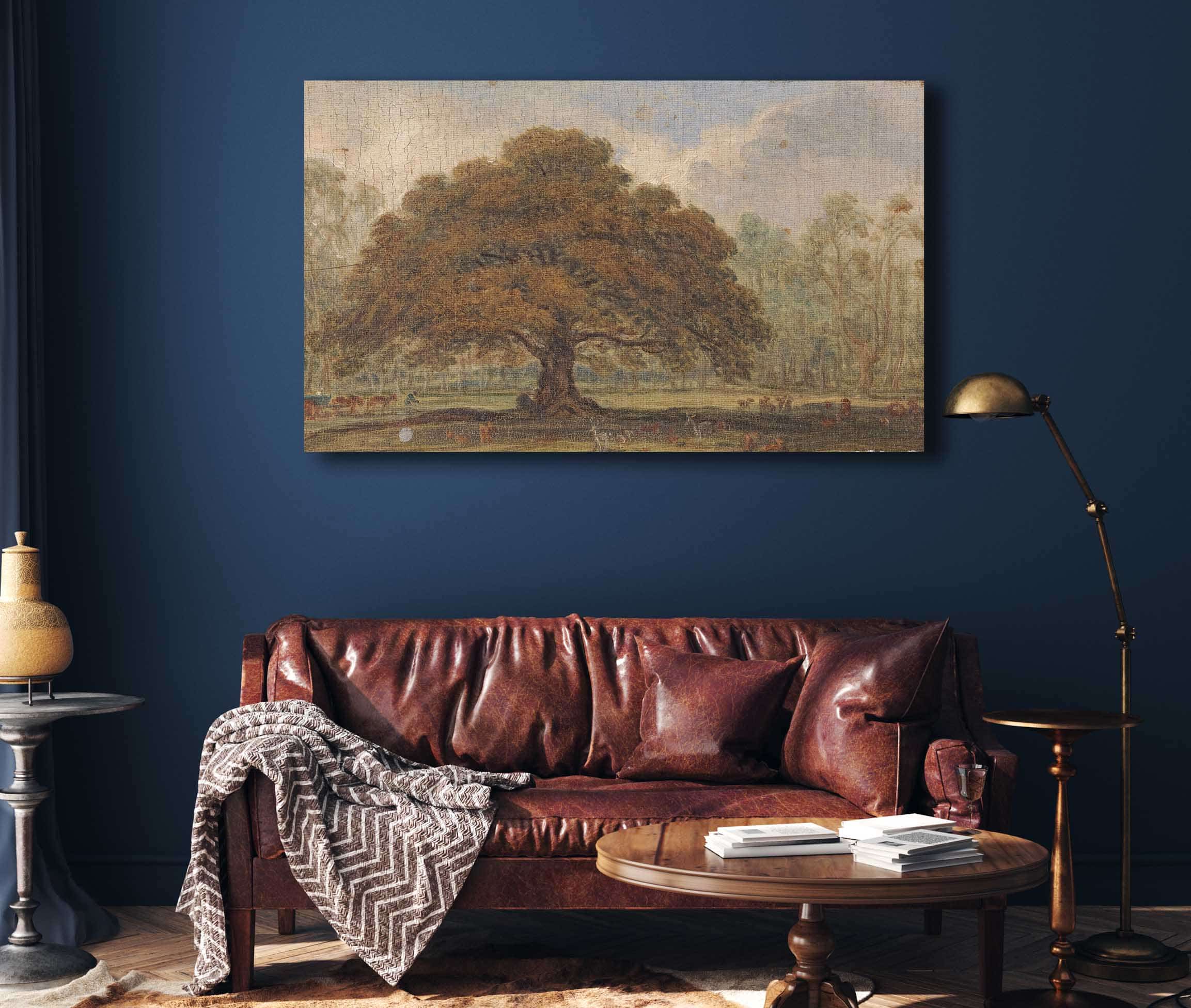 Landscape With Deer Under The Beggars Oak Dagots Park by James Ward - Image 4