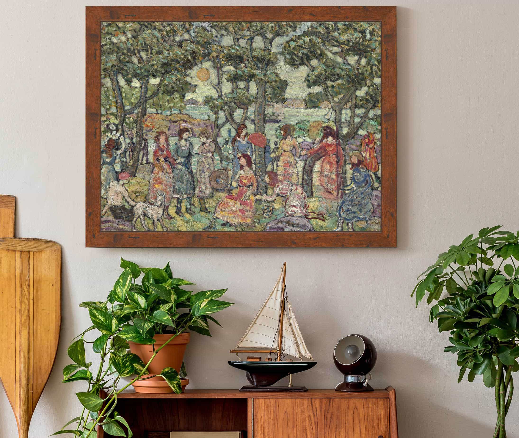 Landscape With Figures by Maurice Prendergast - Image 5