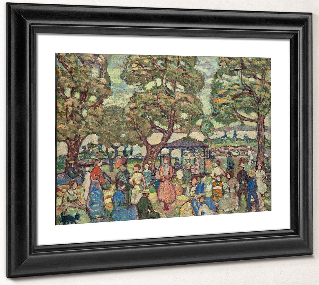 Landscape With Figures No. 2 By Maurice Brazil Prendergast - Image 4