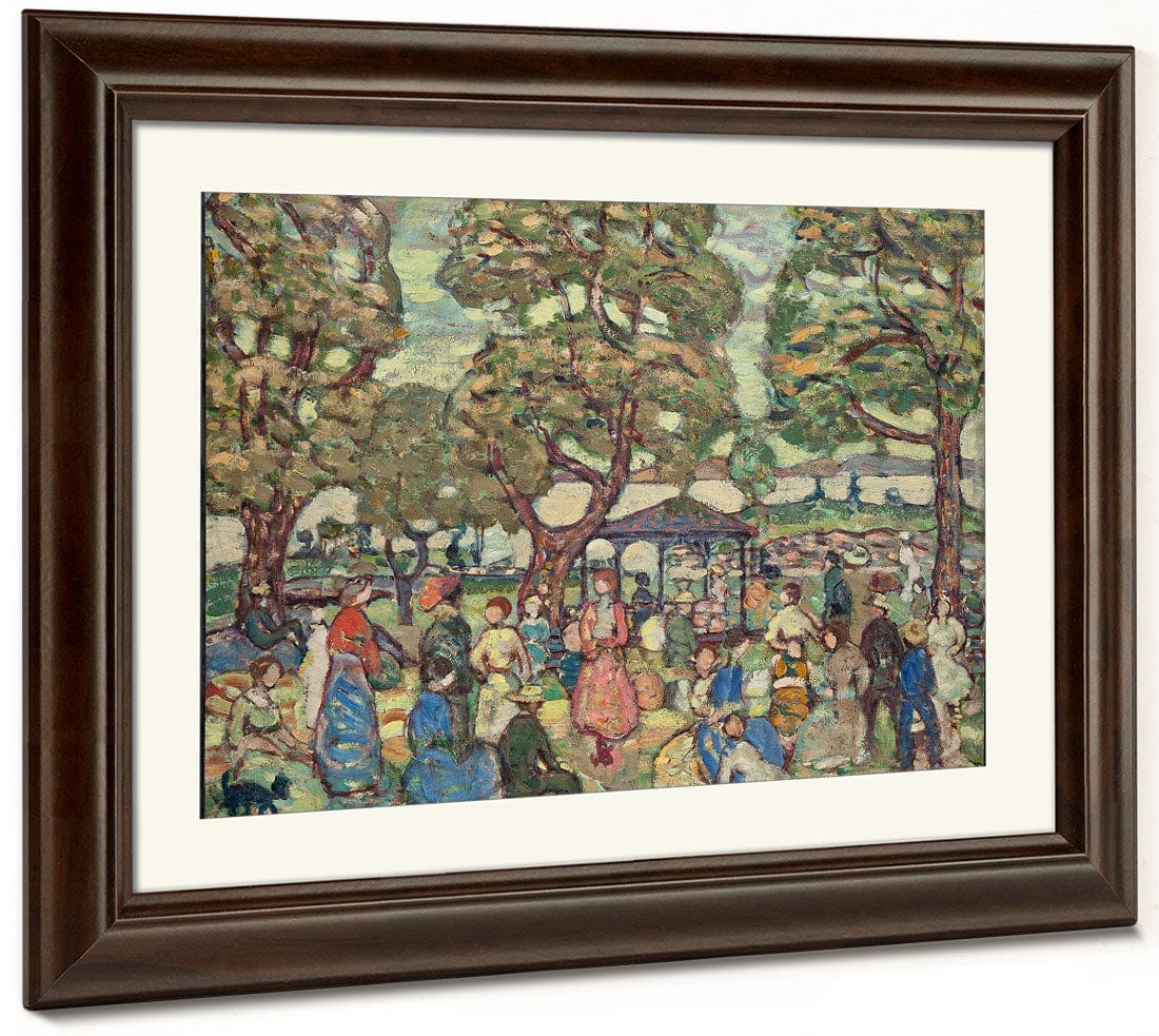 Landscape With Figures No. 2 By Maurice Brazil Prendergast - Image 5
