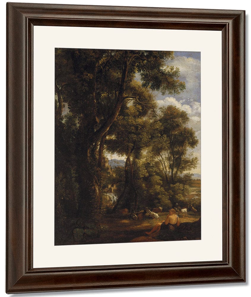 Landscape With Goatherd And Goats By John Constable - Image 4