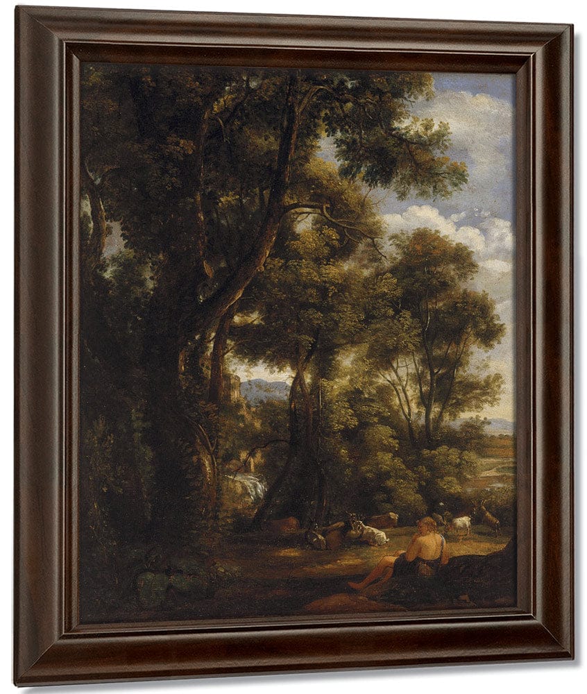 Landscape With Goatherd And Goats By John Constable - Image 5