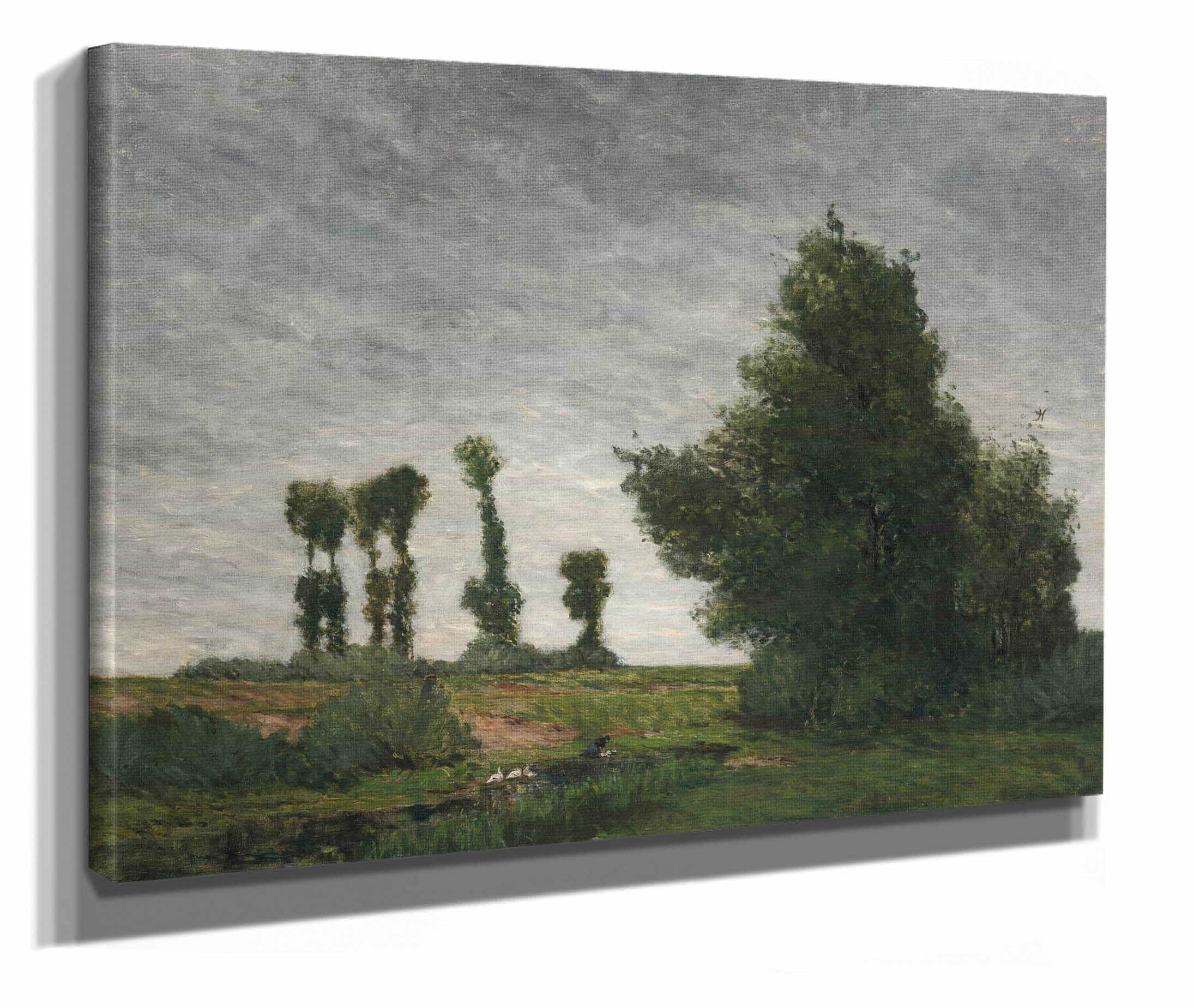 Landscape With Poplars by Paul Gauguin - Image 2