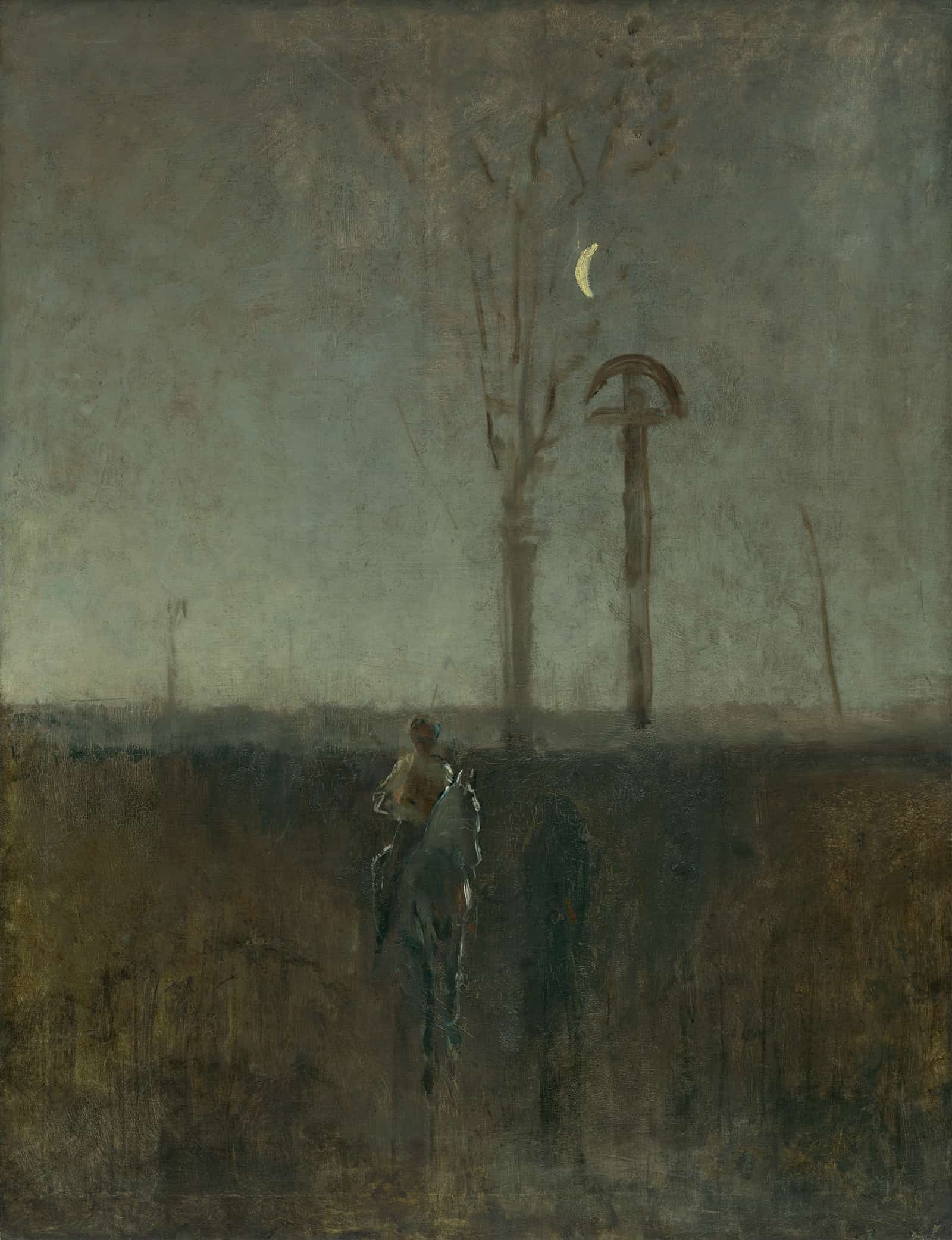 Landscape With Rider by Ladislav Mednyanszky