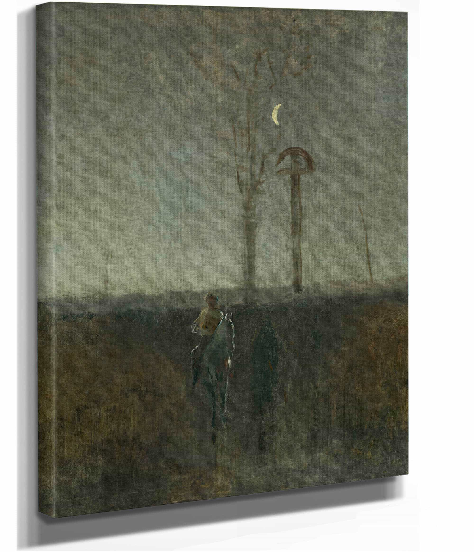 Landscape With Rider by Ladislav Mednyanszky - Image 2