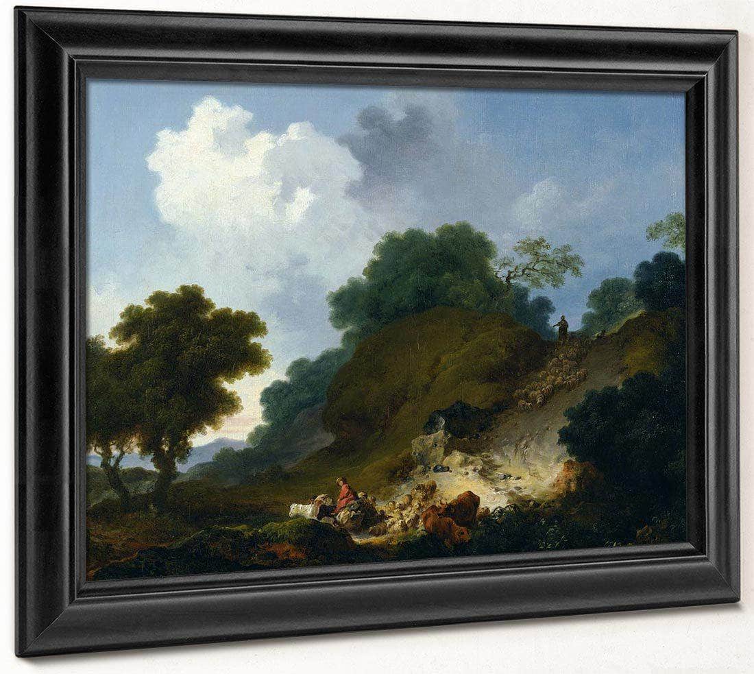 Landscape With Shepherds And Flock Of Sheep 1763 1765 52X73Cm National Museum Of Western Art By Jean Honore Fragonard - Image 8
