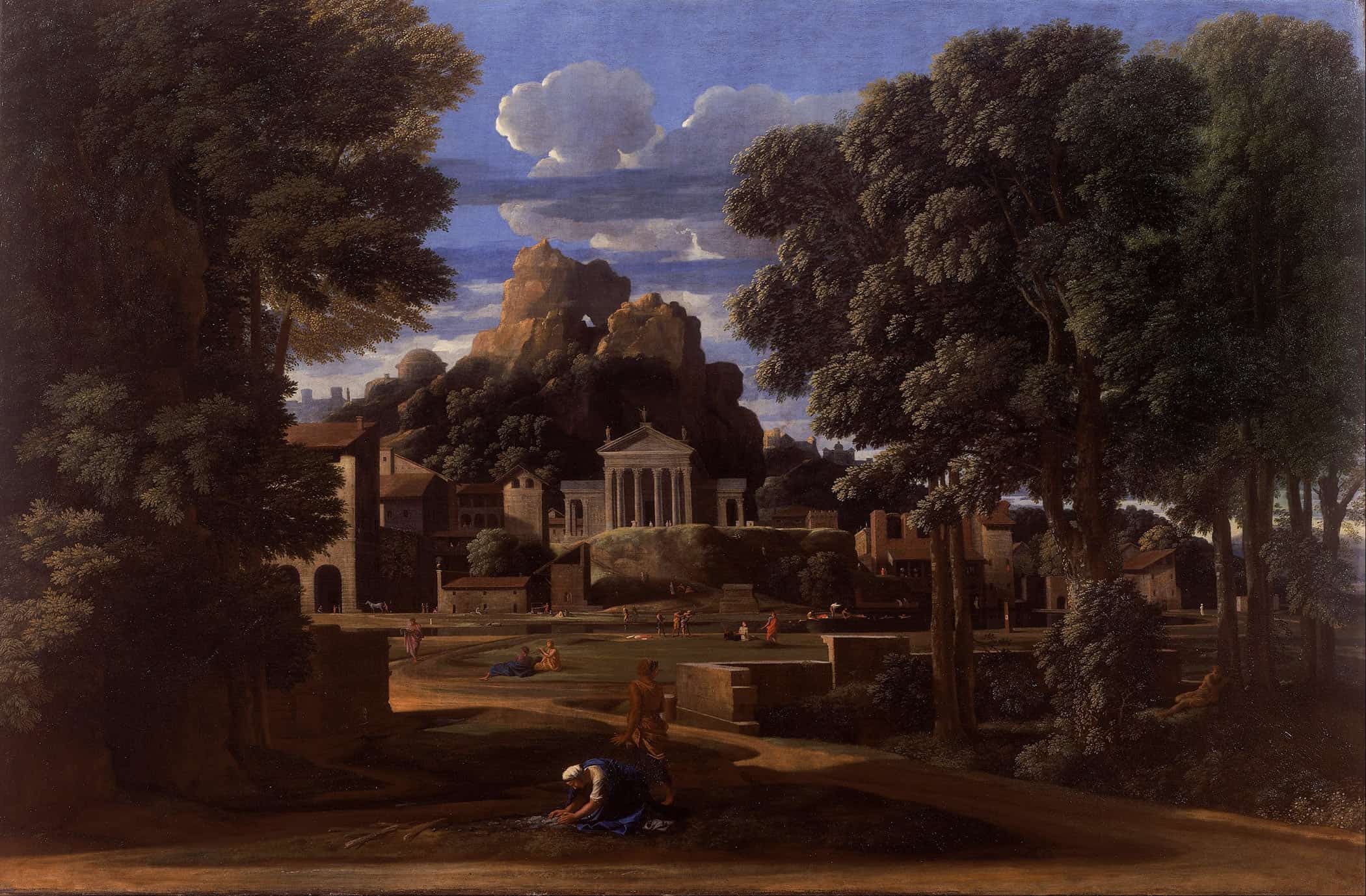 Landscape With The Ashes Of Phocion by Nicolas Poussin - Image 2