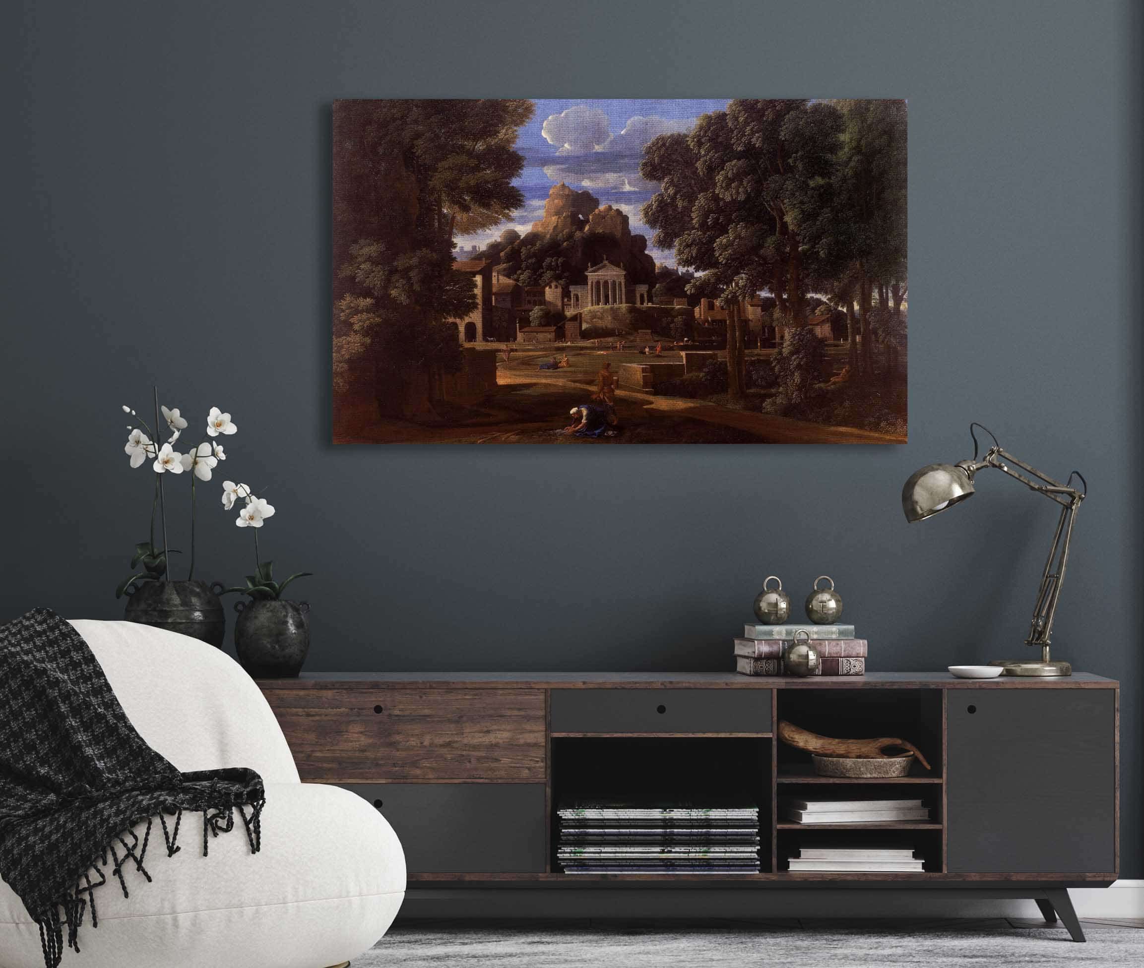 Landscape With The Ashes Of Phocion by Nicolas Poussin - Image 5
