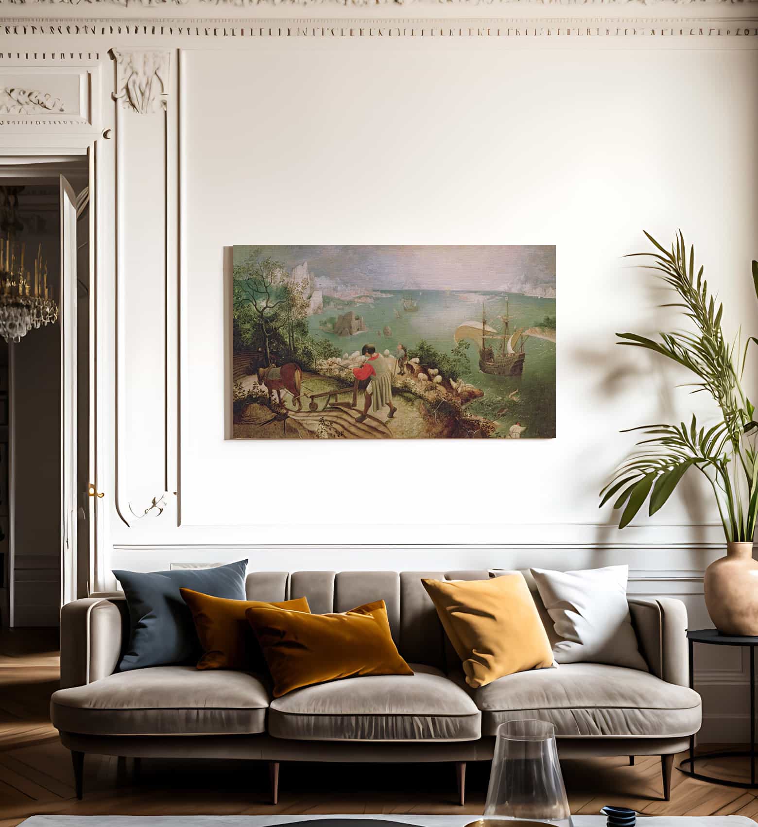 Landscape With The Fall Of Icarus By Pieter Brueghel Ii - Image 3