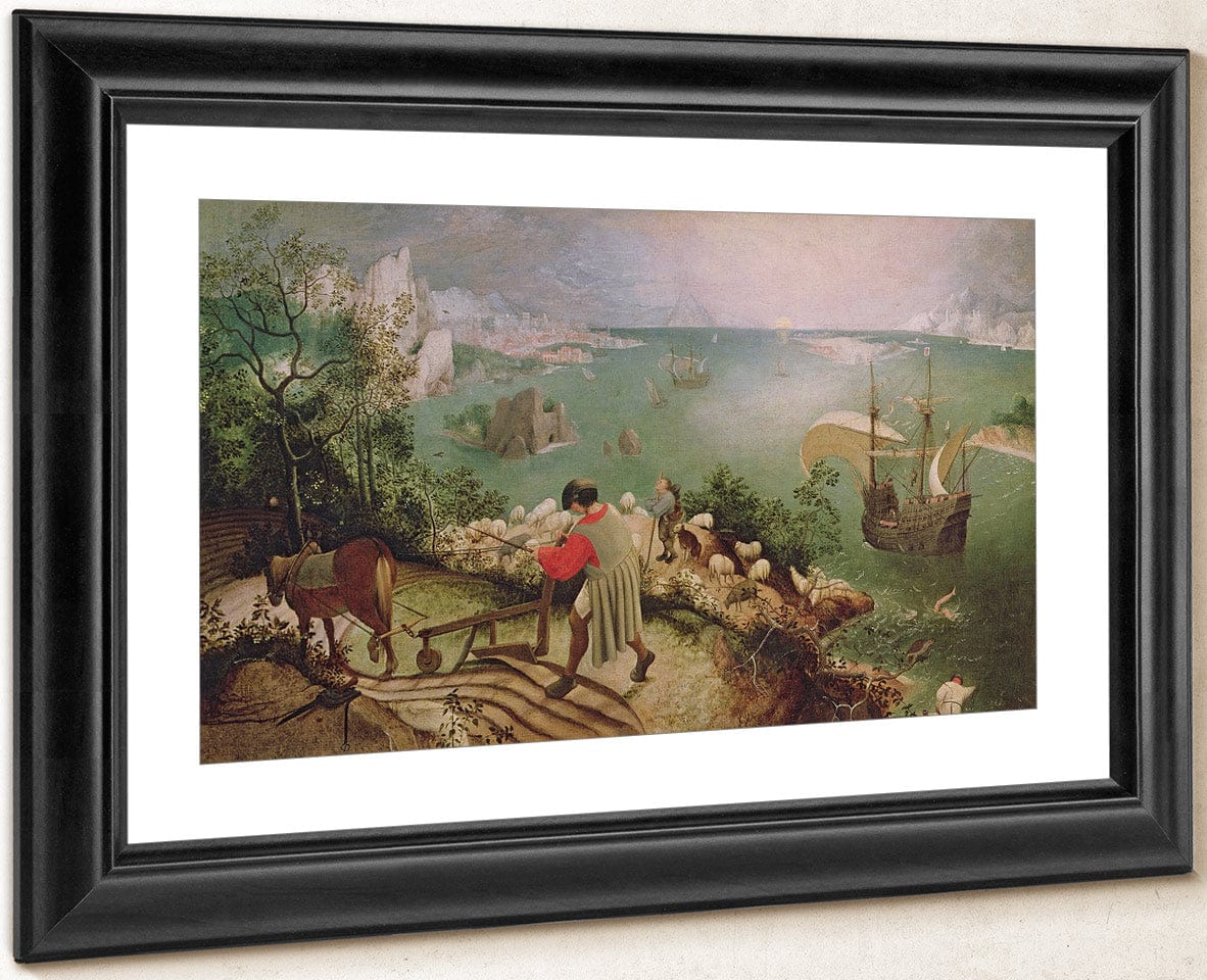 Landscape With The Fall Of Icarus By Pieter Brueghel Ii - Image 4