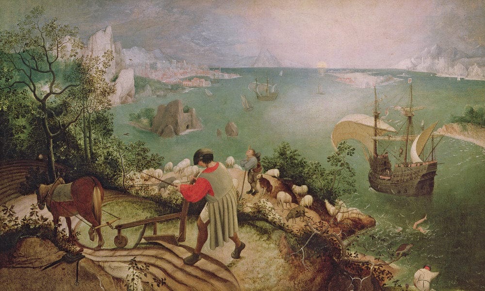 Landscape With The Fall Of Icarus By Pieter Brueghel Ii - Image 7