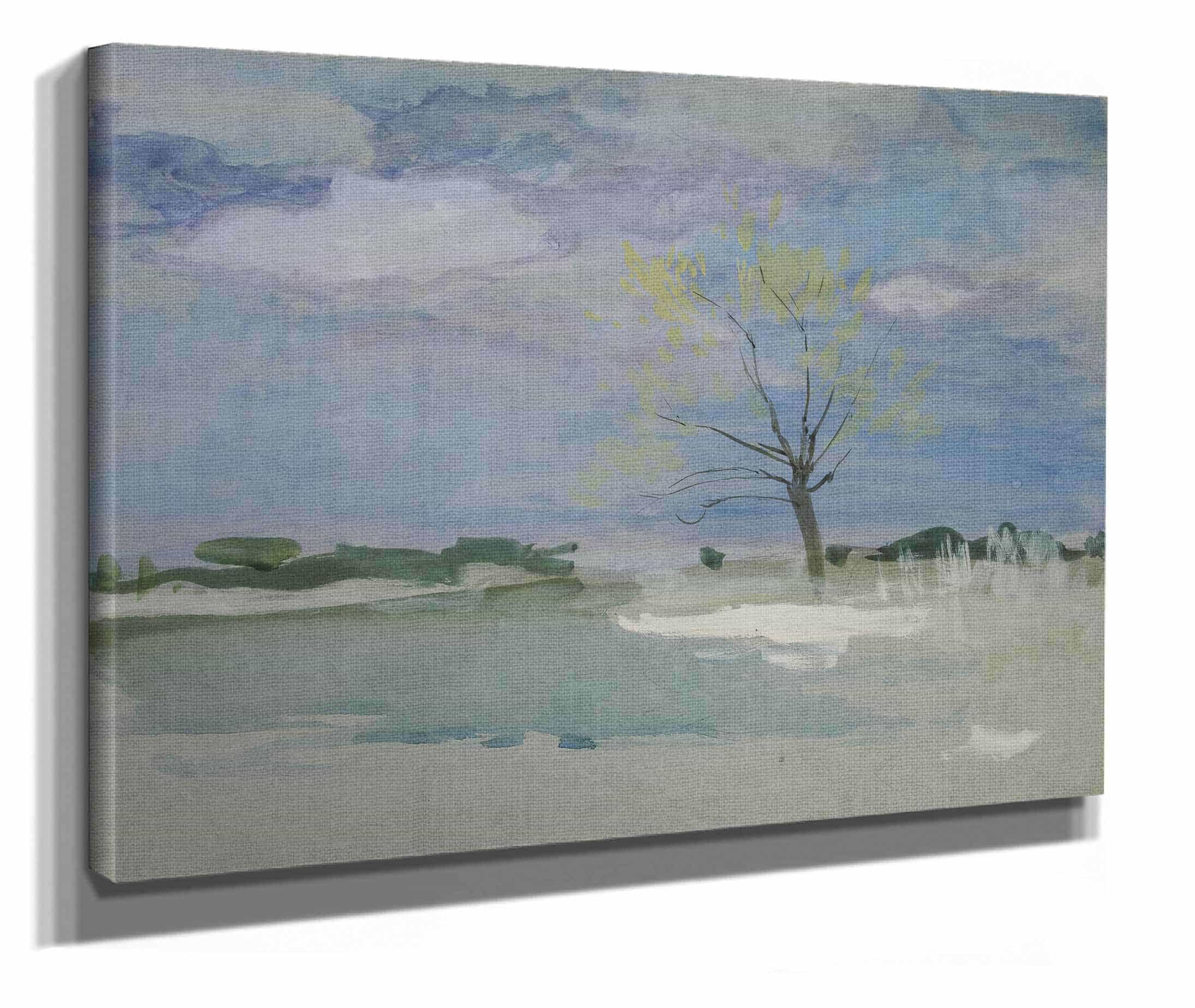 Landscape With Tree by Edwin Austin Abbey - Image 5