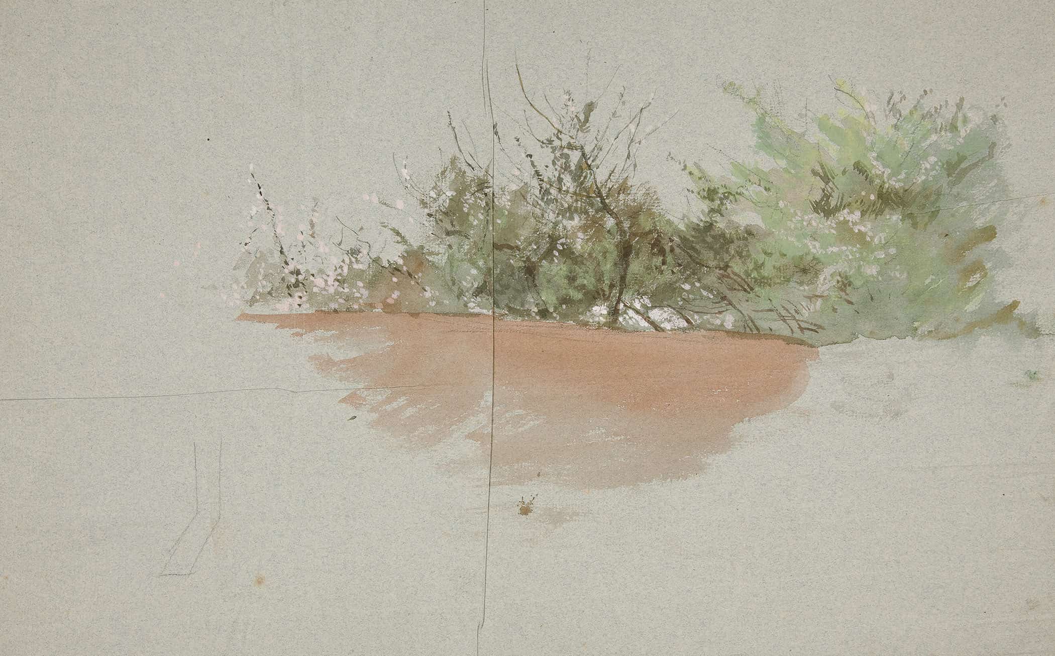 Landscape With Trees by Edwin Austin Abbey - Image 2