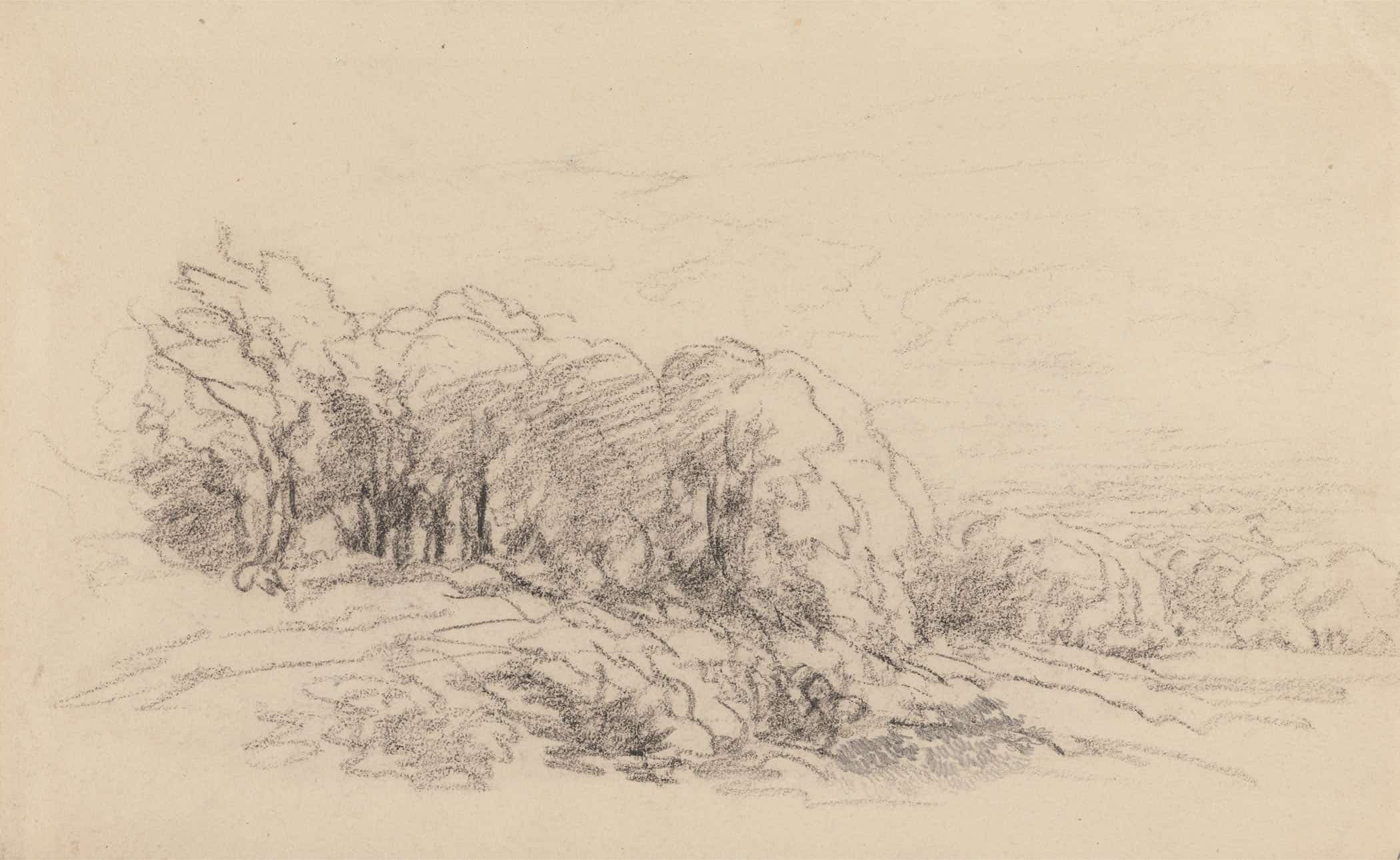 Landscape With Trees S by David Cox - Image 2