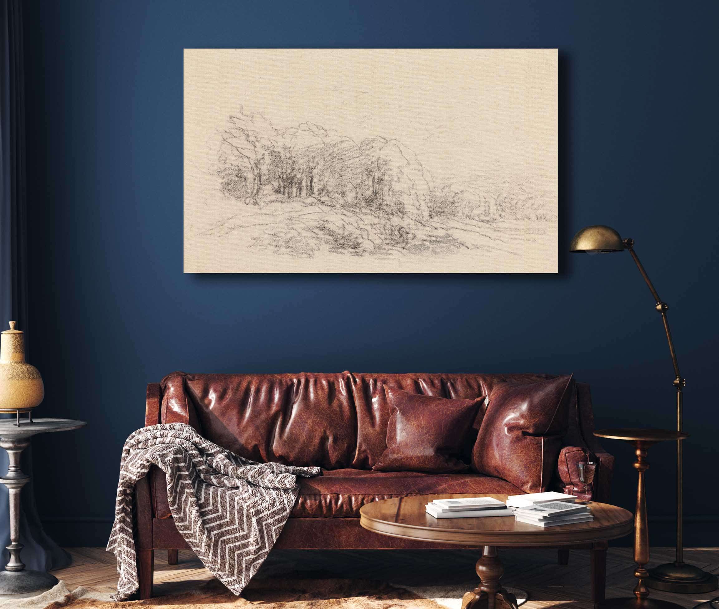 Landscape With Trees S by David Cox - Image 4