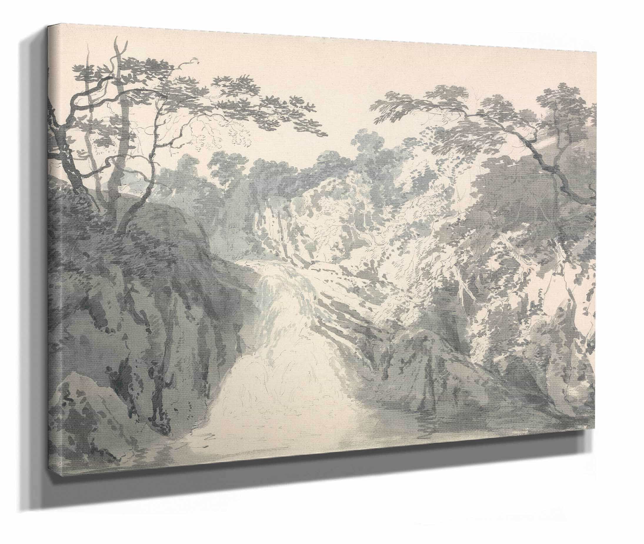 Landscape With Waterfall by Joseph Mallord William Turner - Image 2