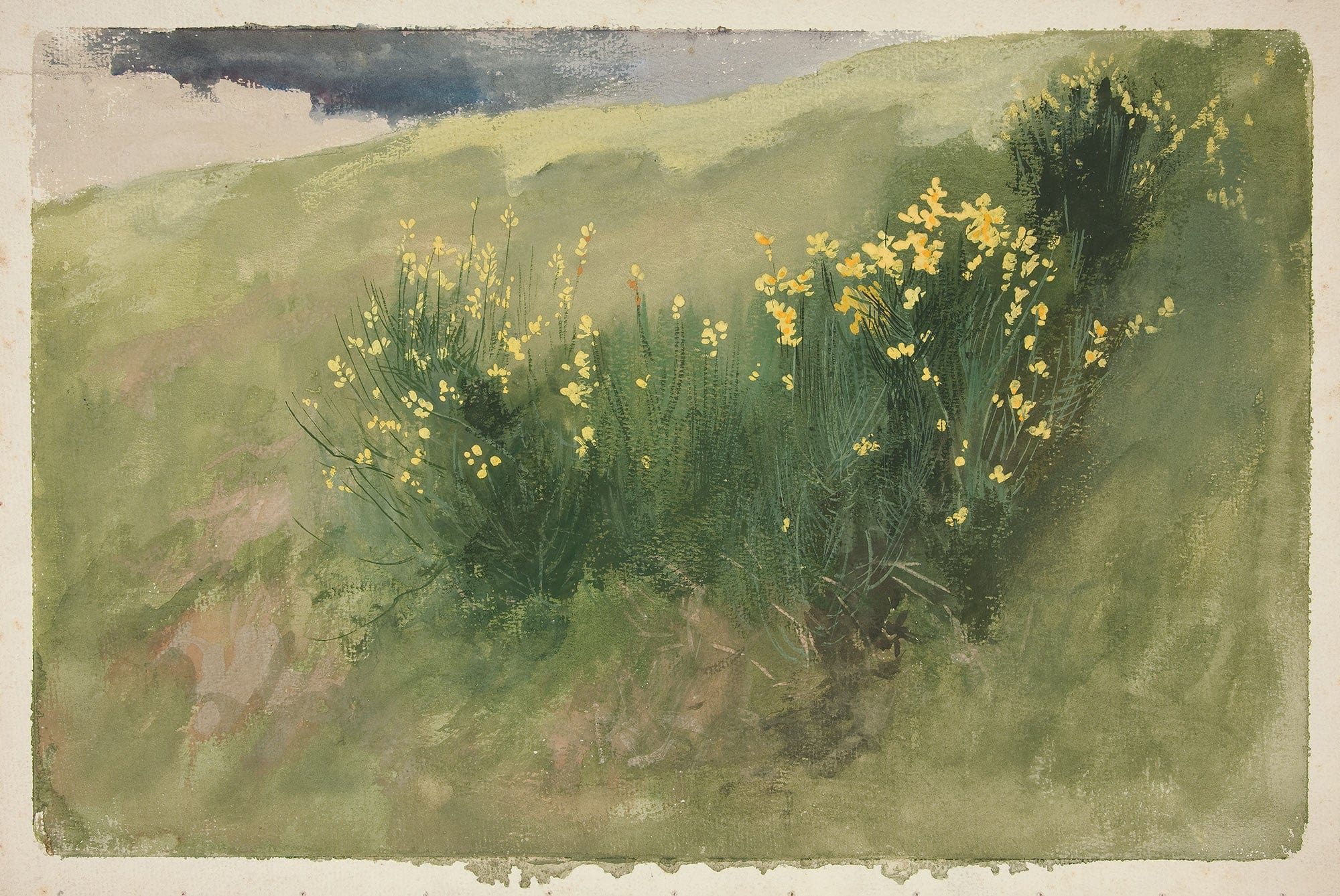 Landscape With Wildflowers by Edwin Austin Abbey - Image 2