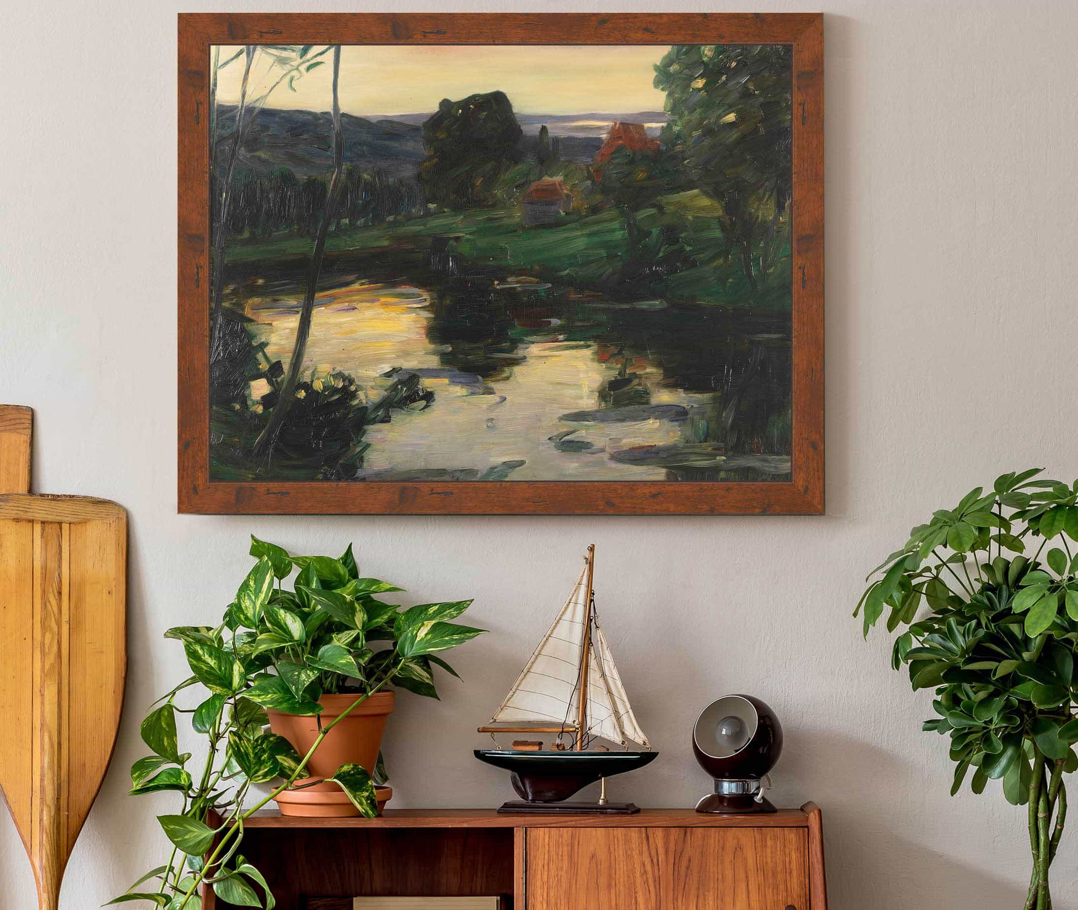 Landschaft An Den Osterseen by Leo Putz - Image 3