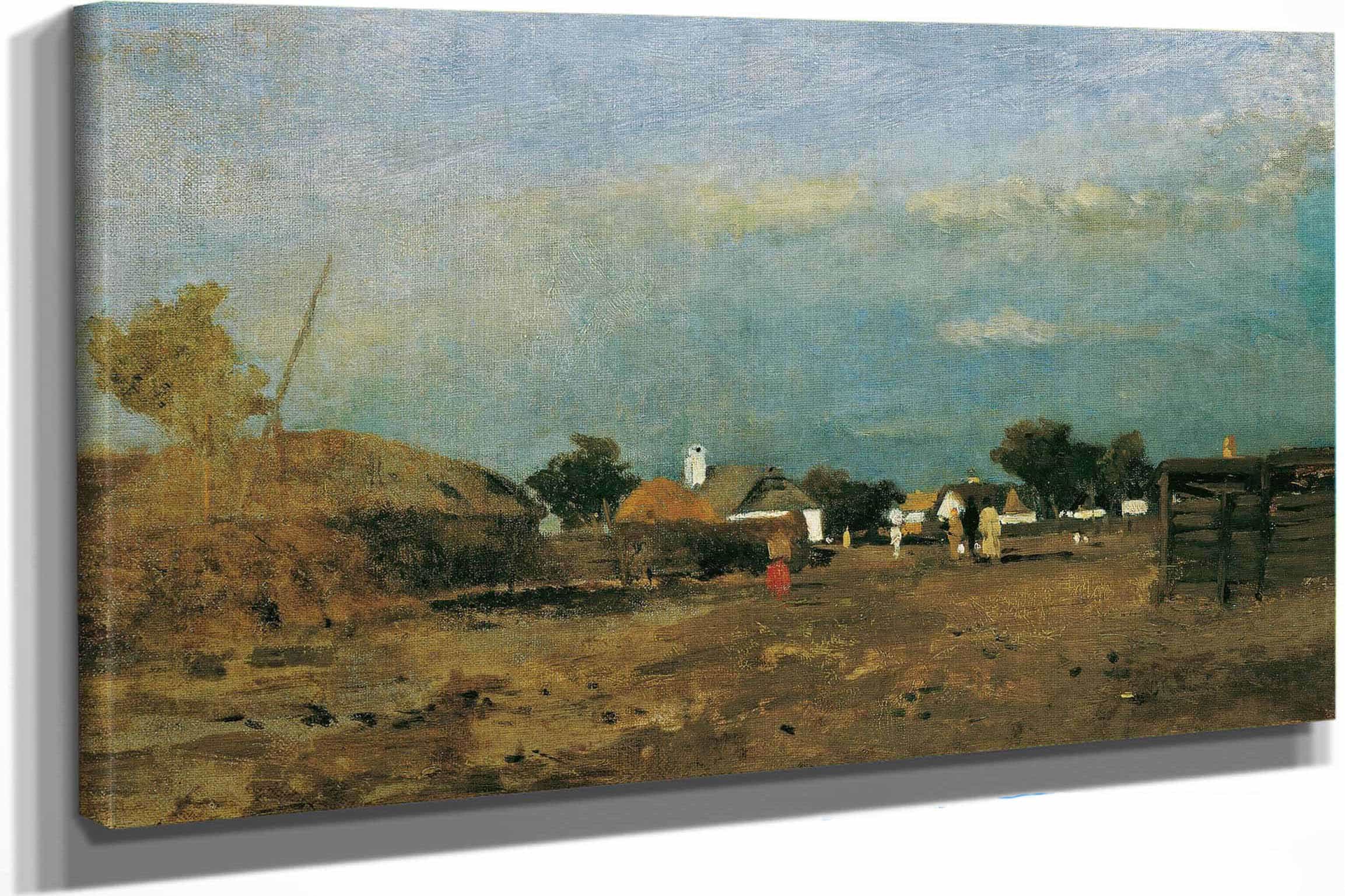 Landschaft In Der Puszta Szolnok by Tina Blau