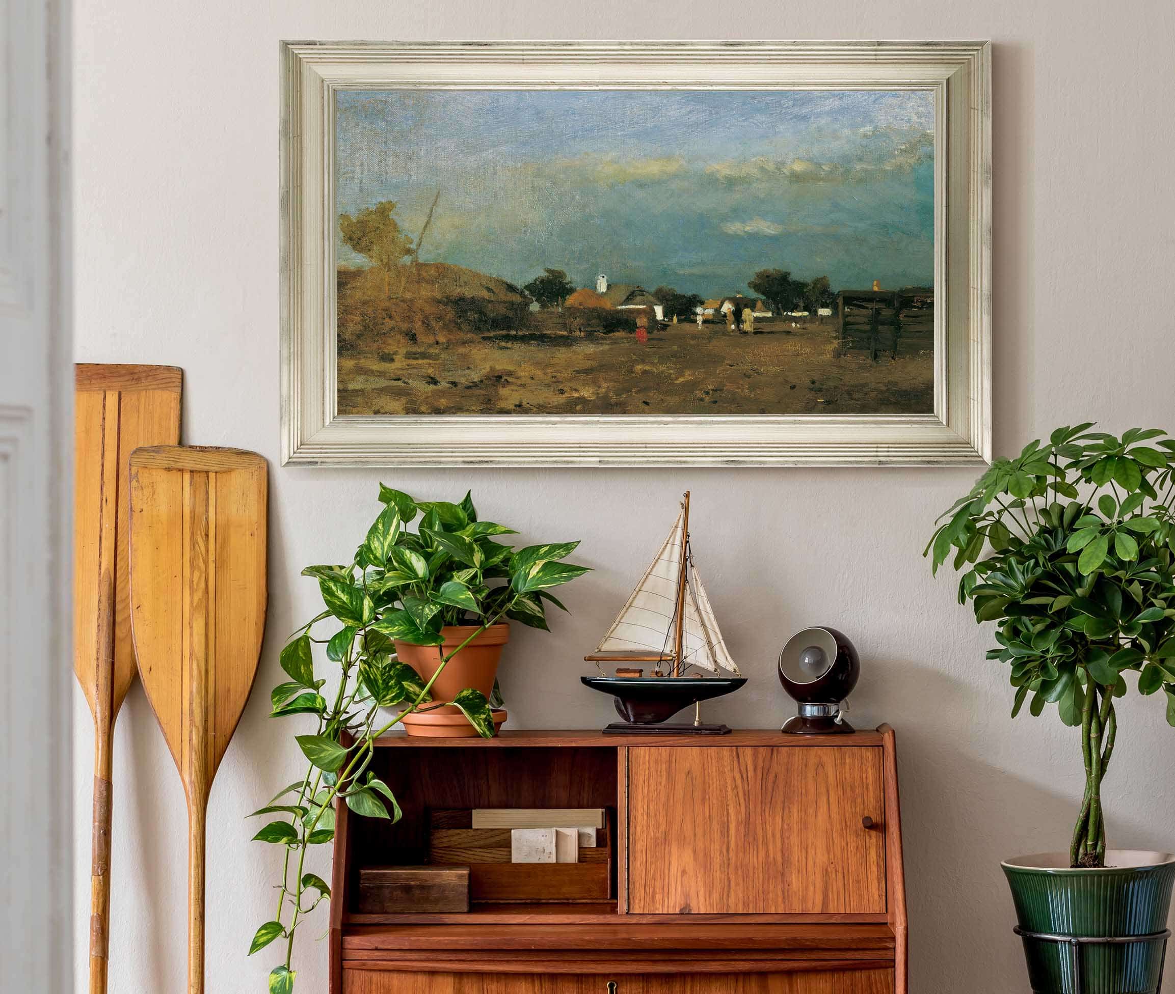 Landschaft In Der Puszta Szolnok by Tina Blau - Image 6