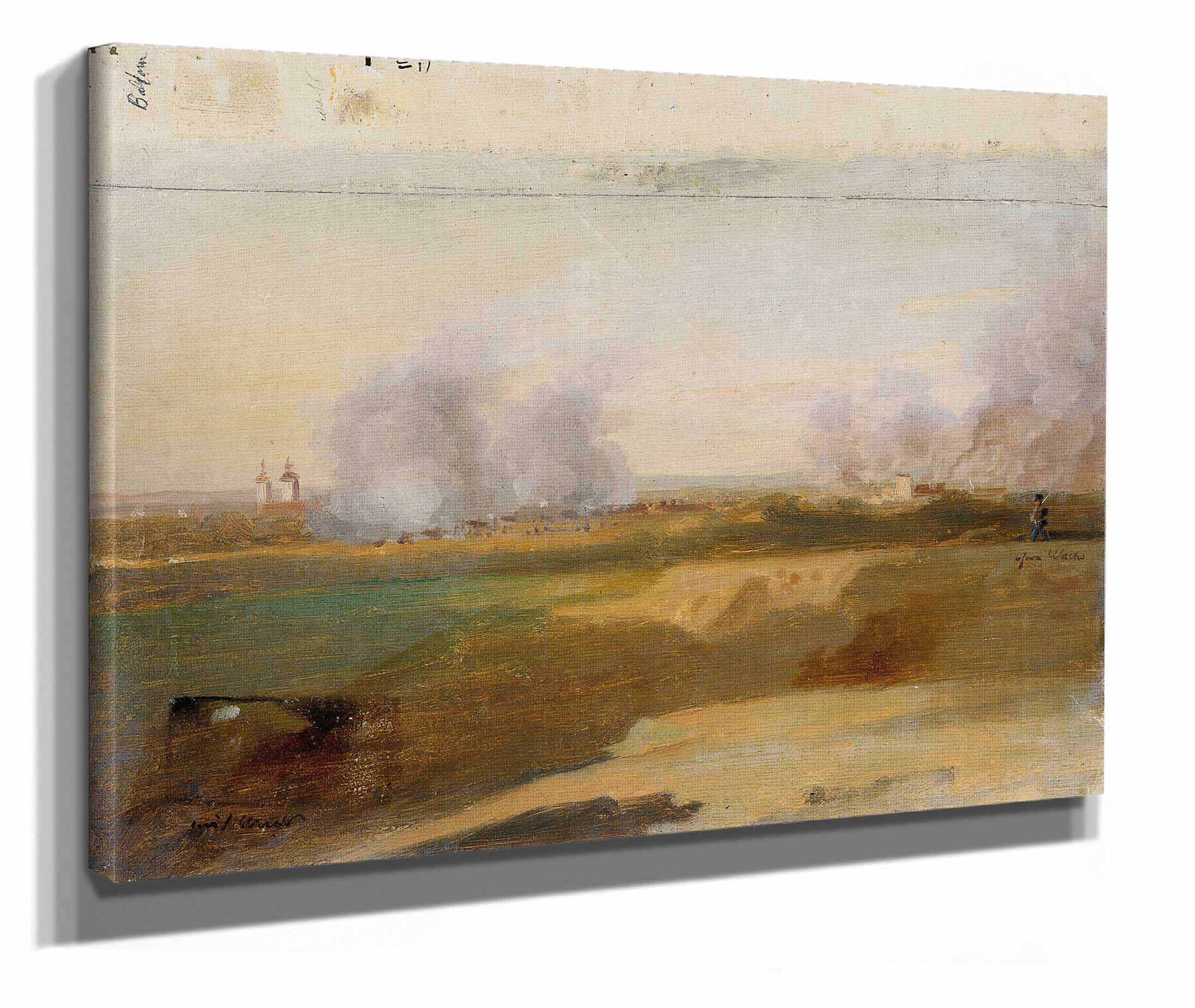 Landschaftsstudie Mit Brennenden Dorfern Im Hintergrund by Johann Peter Krafft - Image 2