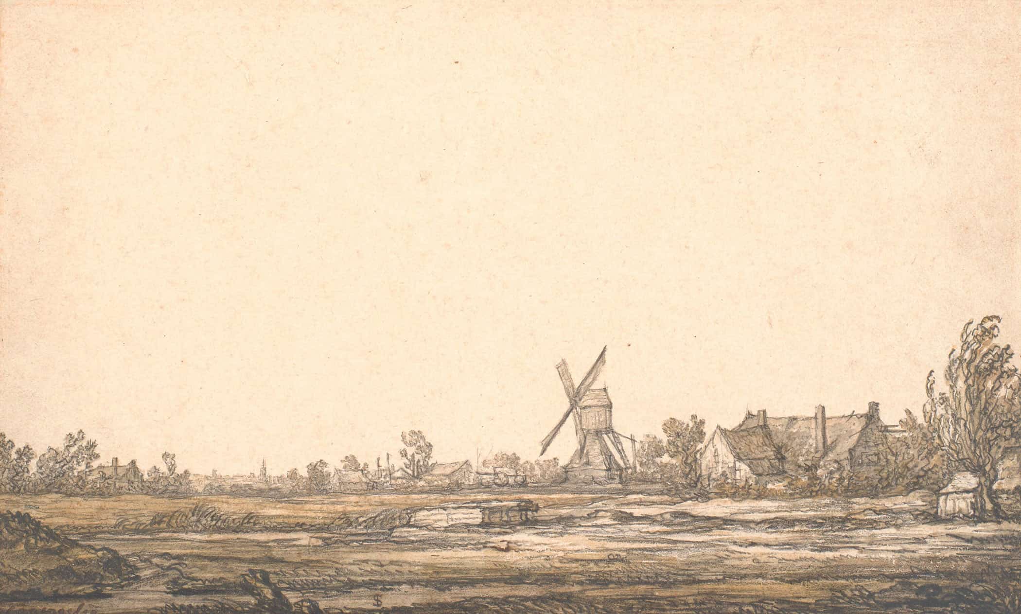 Landskab Med En Molle By Aelbert Cuyp - Image 2