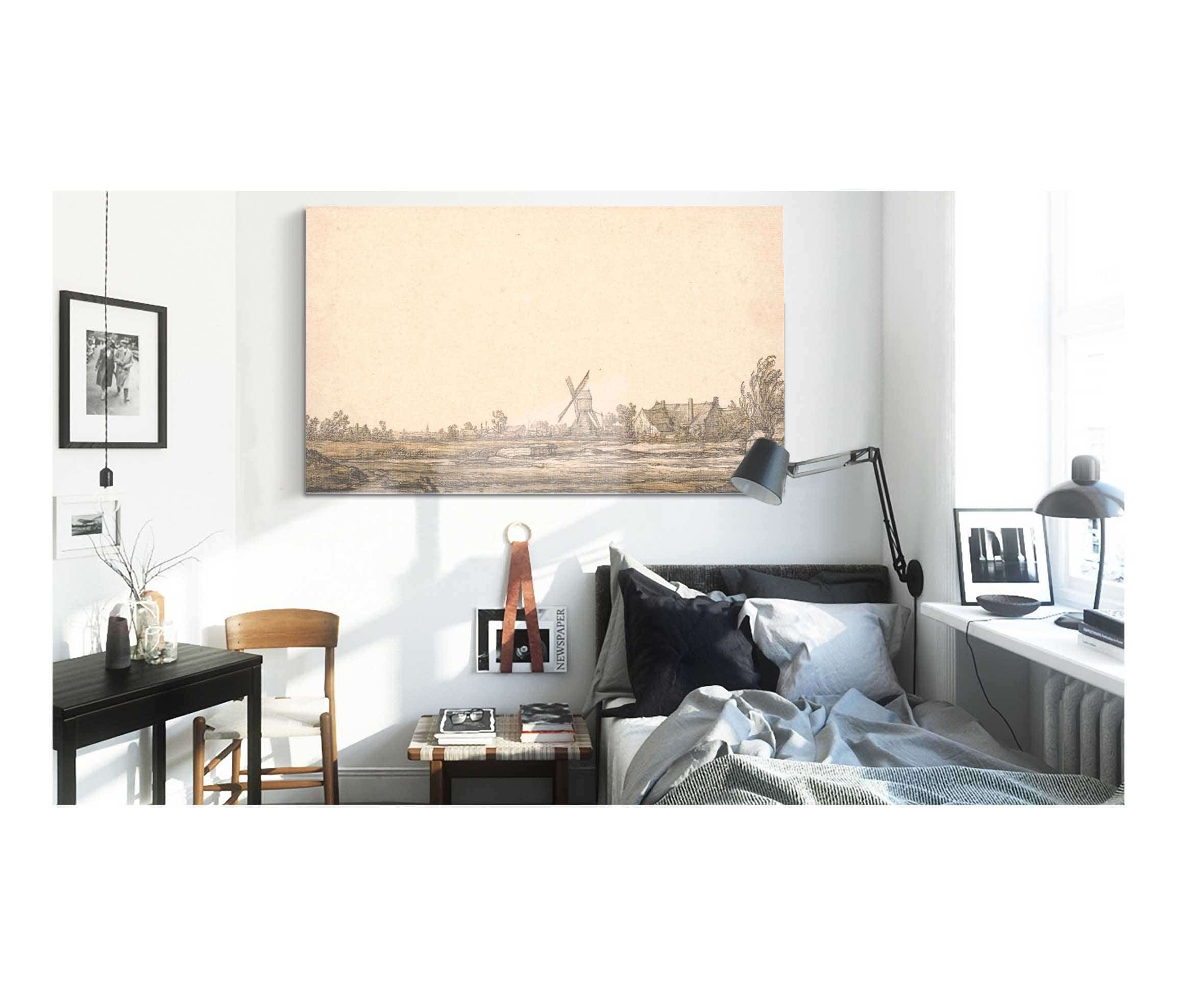 Landskab Med En Molle By Aelbert Cuyp - Image 3
