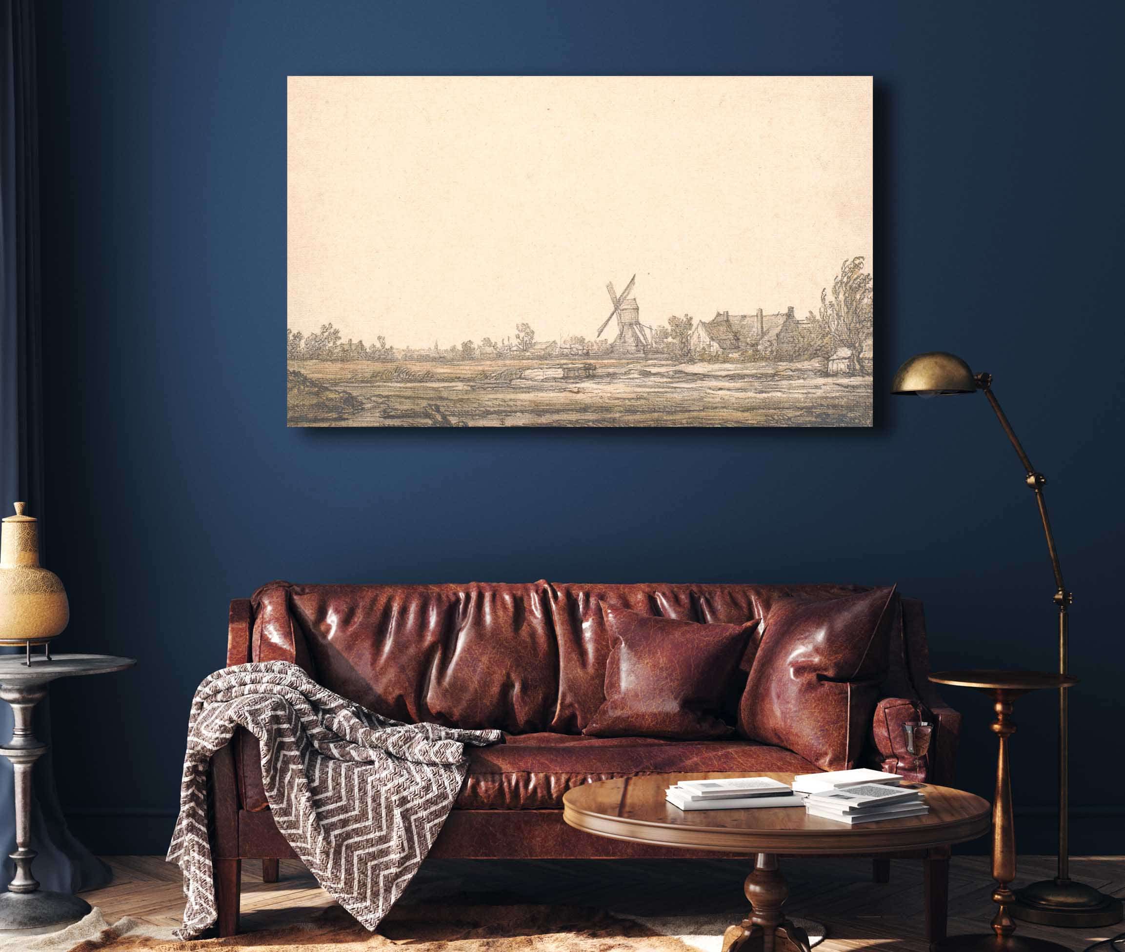 Landskab Med En Molle By Aelbert Cuyp - Image 4