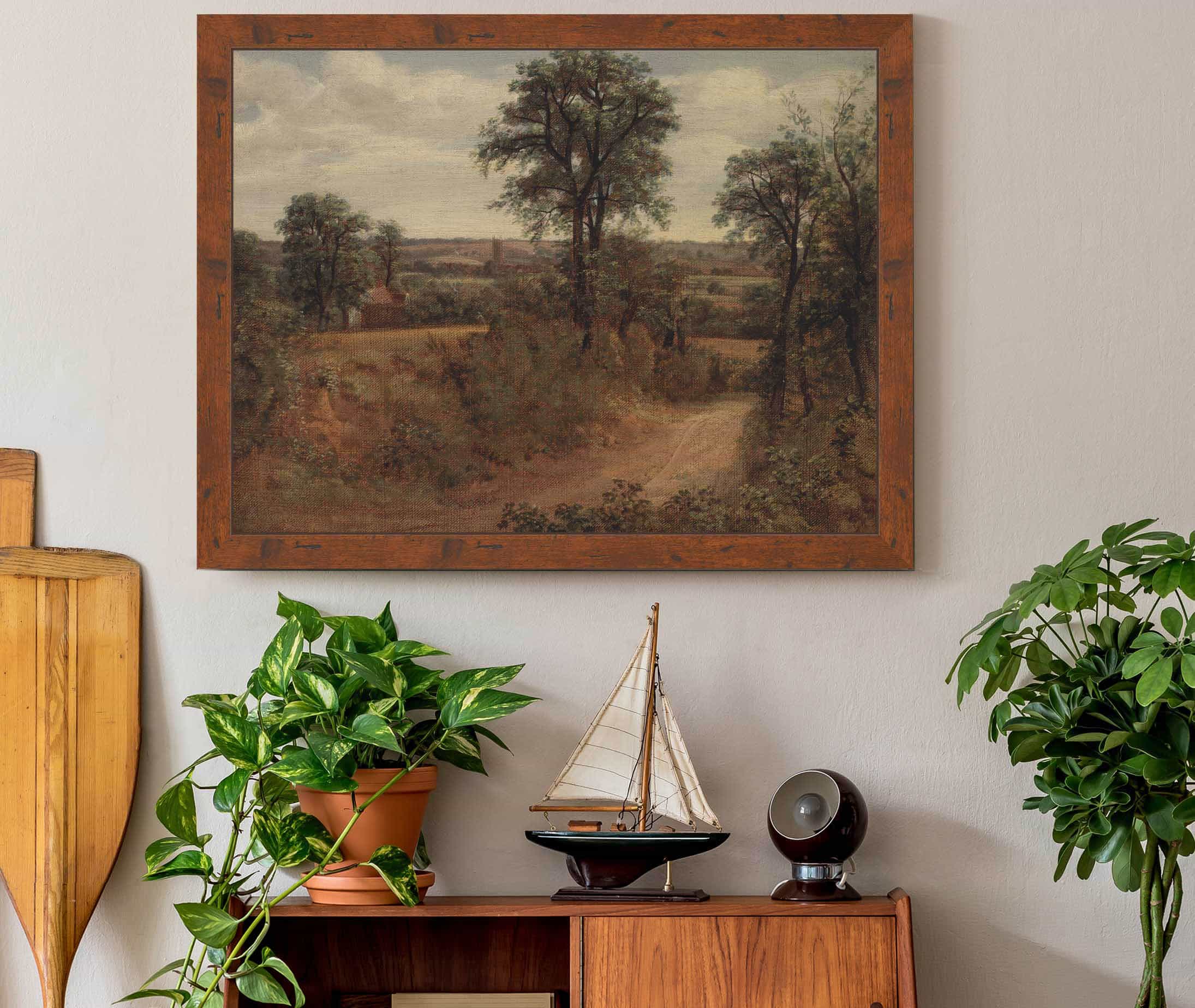 Lane Near Dedham by John Constable - Image 3