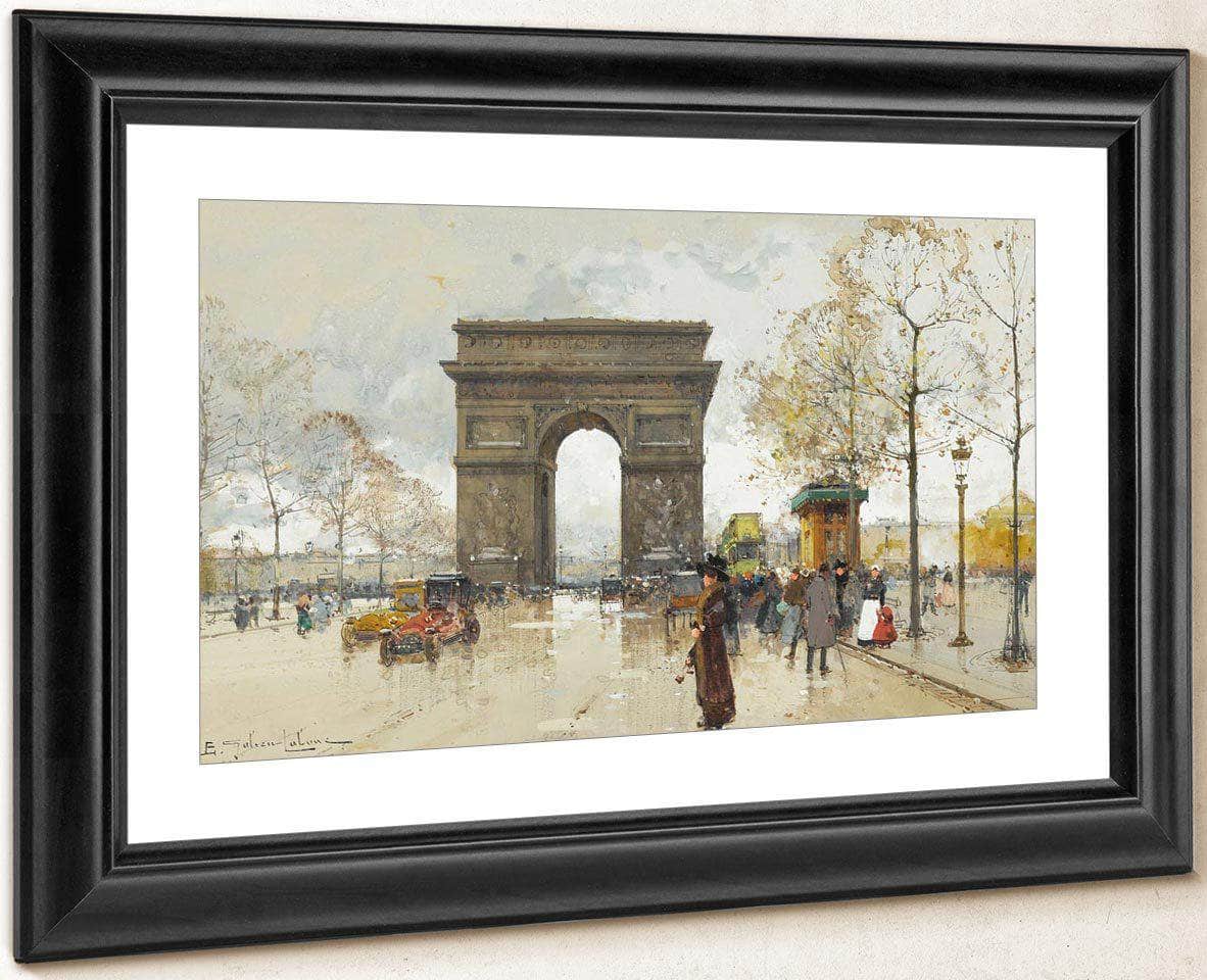 Larc De Triomphe By Eugene Galien Laloue - Image 4