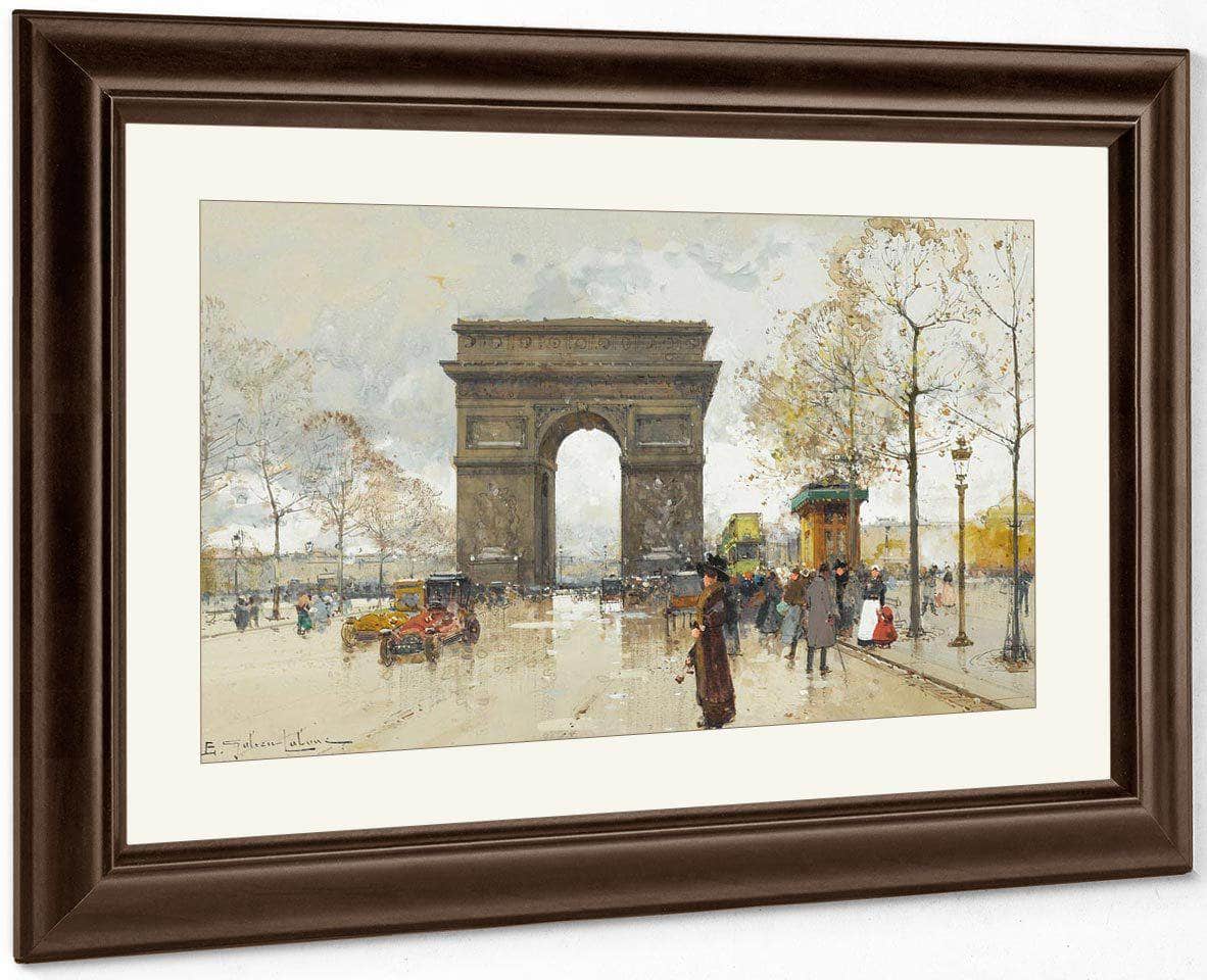 Larc De Triomphe By Eugene Galien Laloue - Image 5
