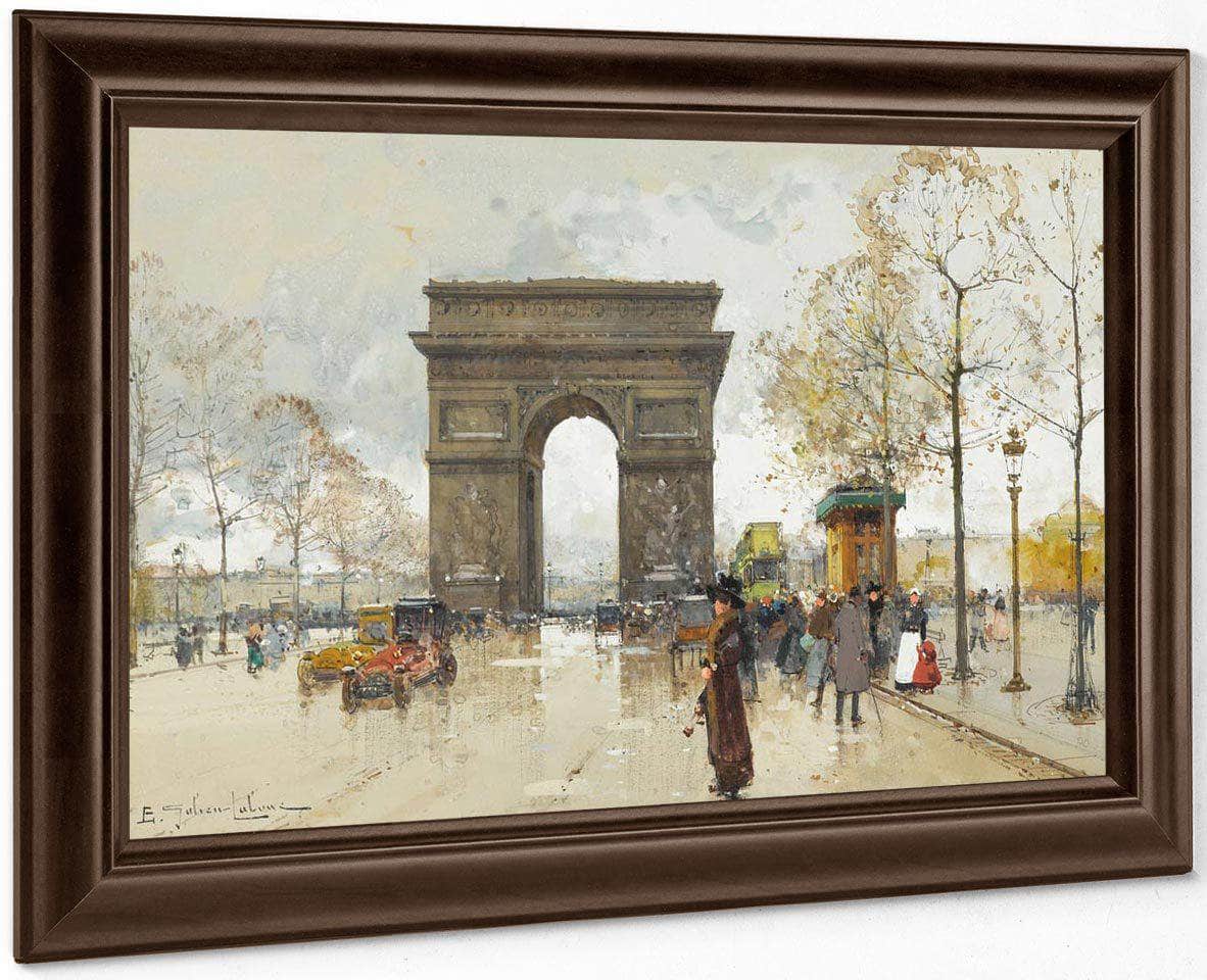 Larc De Triomphe By Eugene Galien Laloue - Image 6