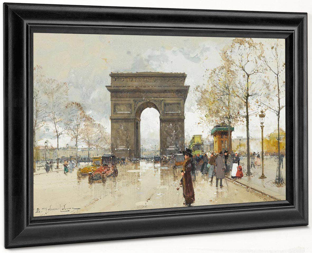 Larc De Triomphe By Eugene Galien Laloue - Image 8
