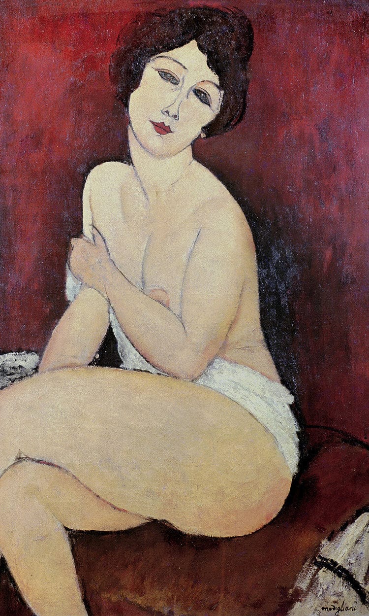 Large Seated Nude By Amedeo Modigliani - Image 6