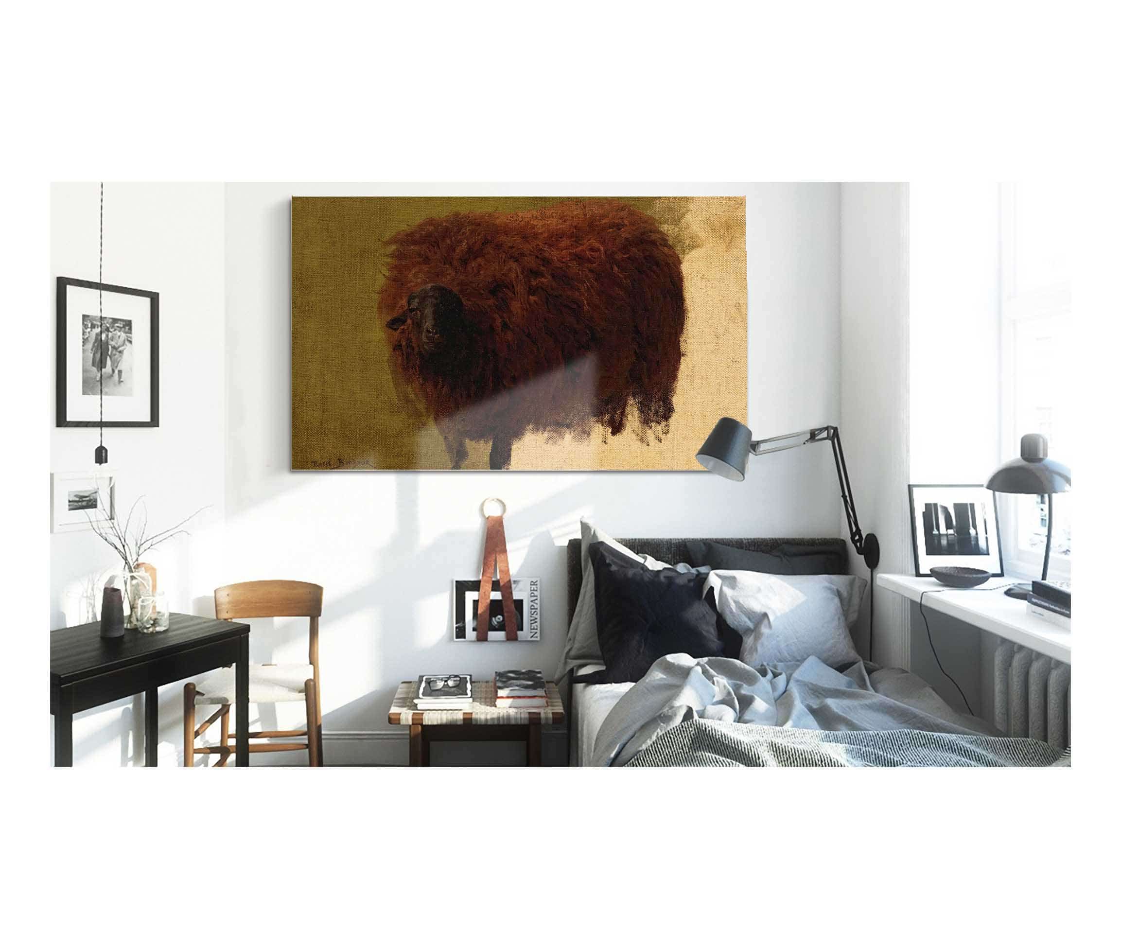 Large Wooly Sheep Wether by Rosa Bonheur - Image 3