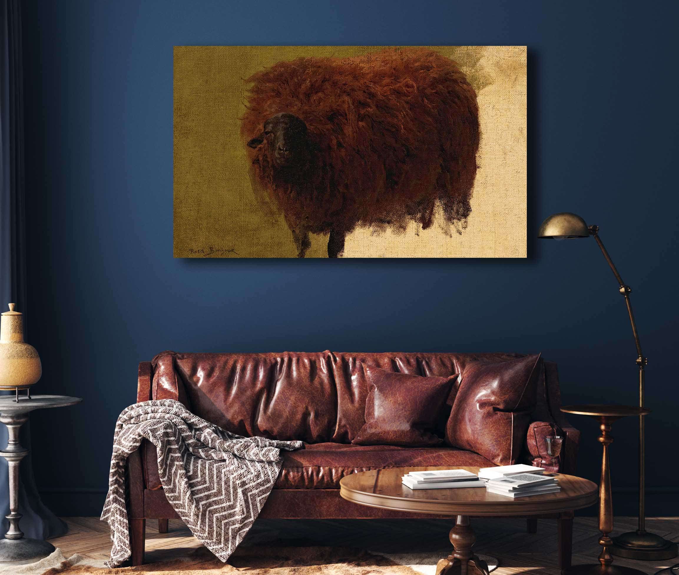 Large Wooly Sheep Wether by Rosa Bonheur - Image 4