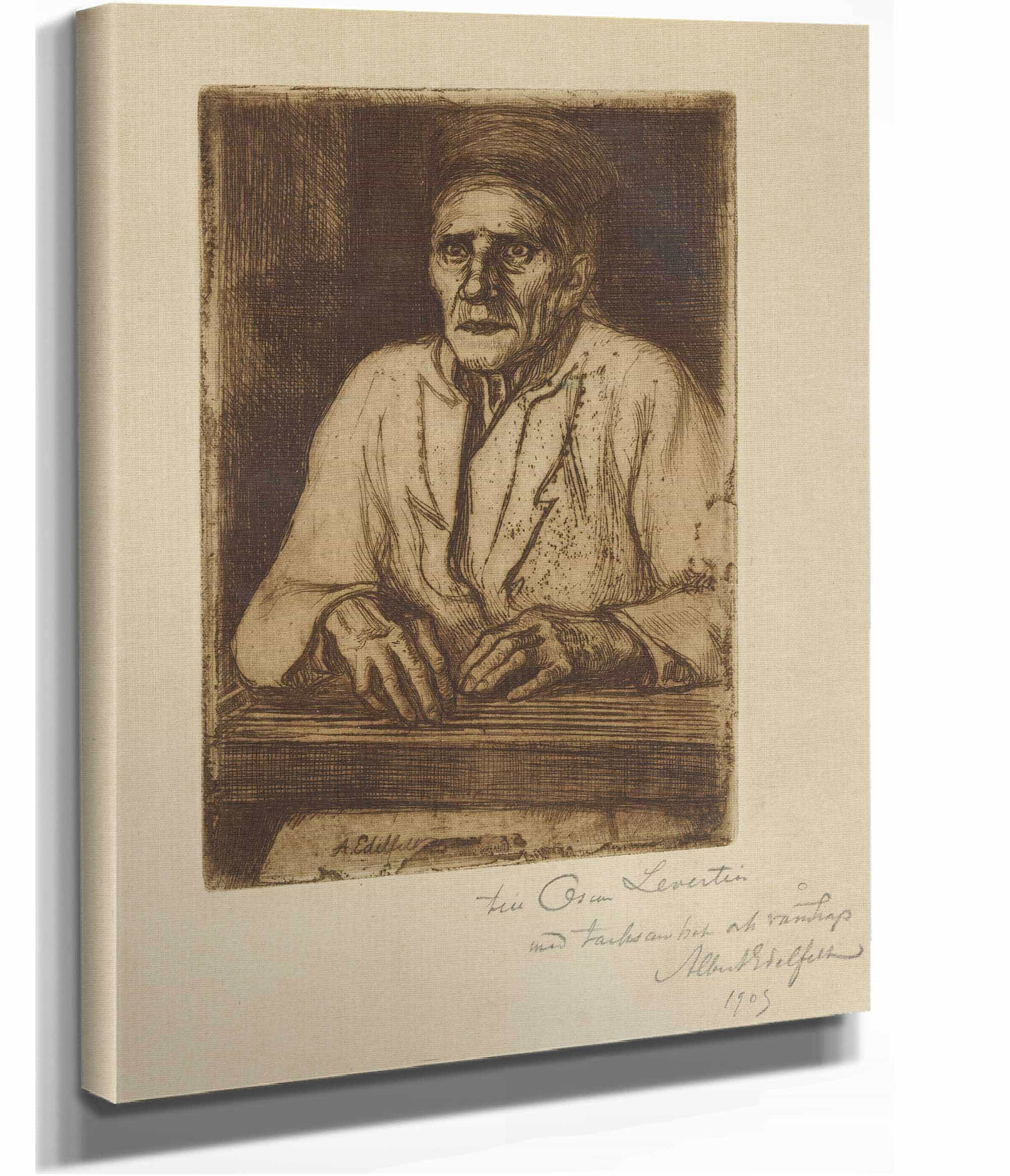 Larin Paraske With Kantele by Albert Edelfelt - Image 2