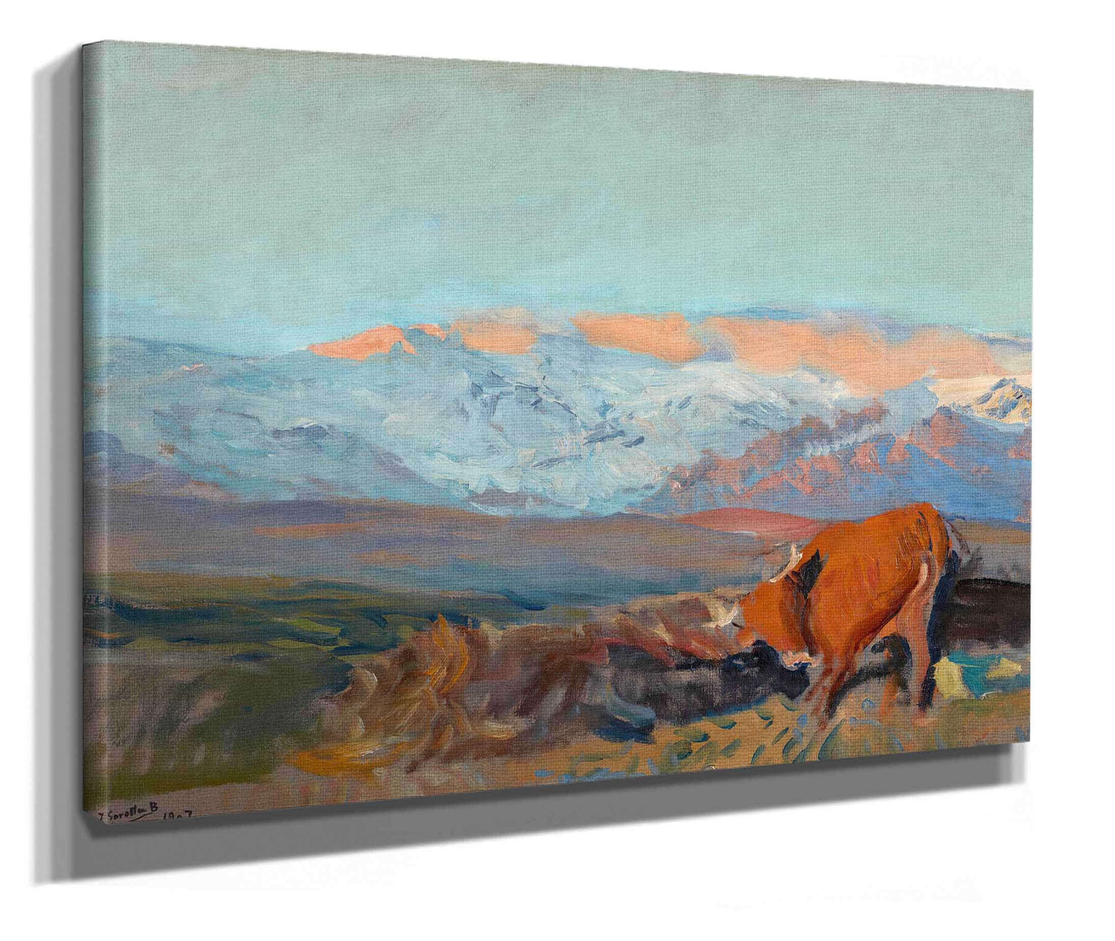 Las Zorreras Sierra De Guadarrama by Joaquin Sorolla - Image 2