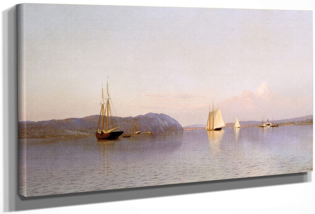 Late Afternoon, Haverstraw Bay By Francis Augustus Silva